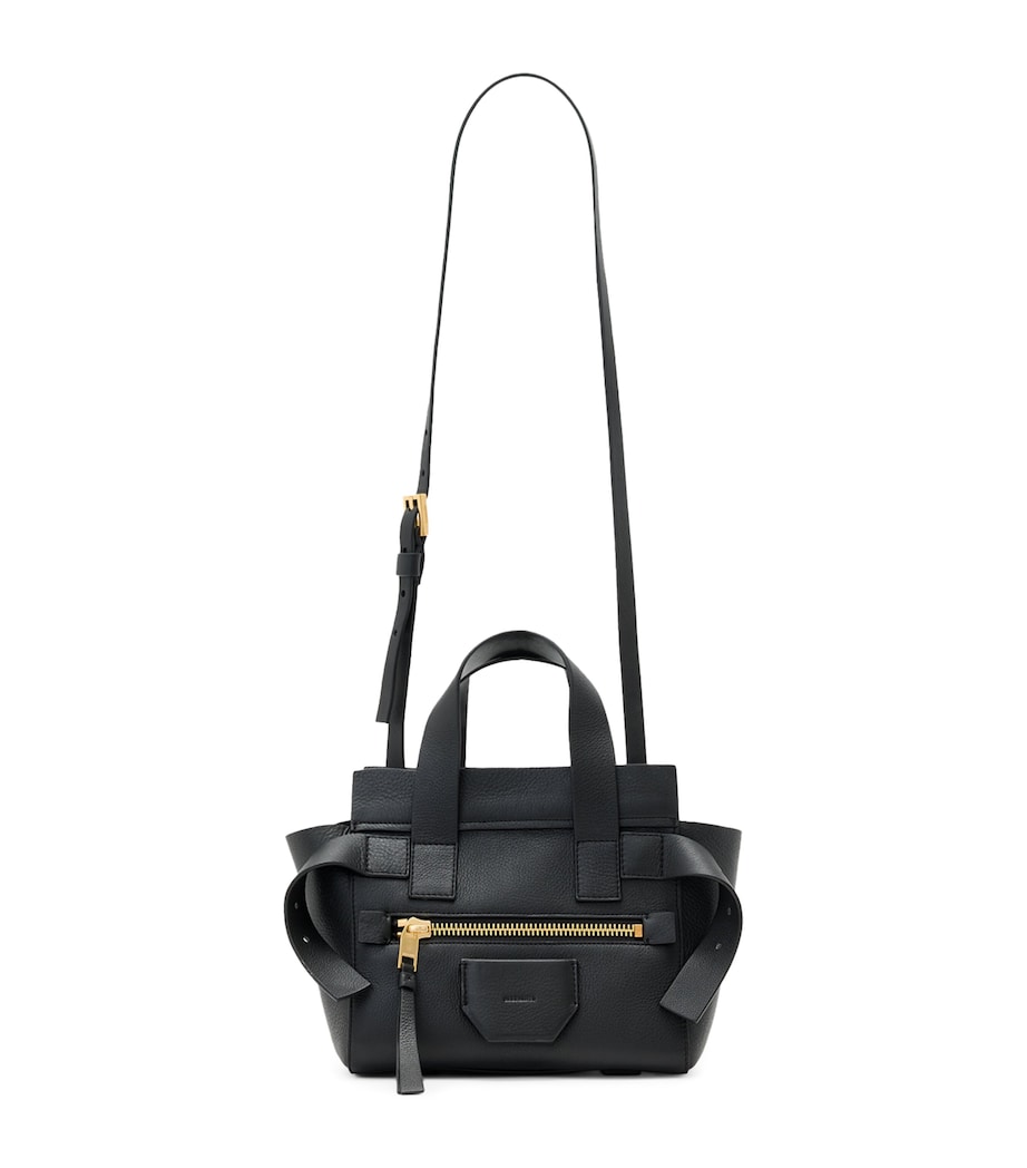Mini Leather Perez Shoulder Bag BLACK Image 1