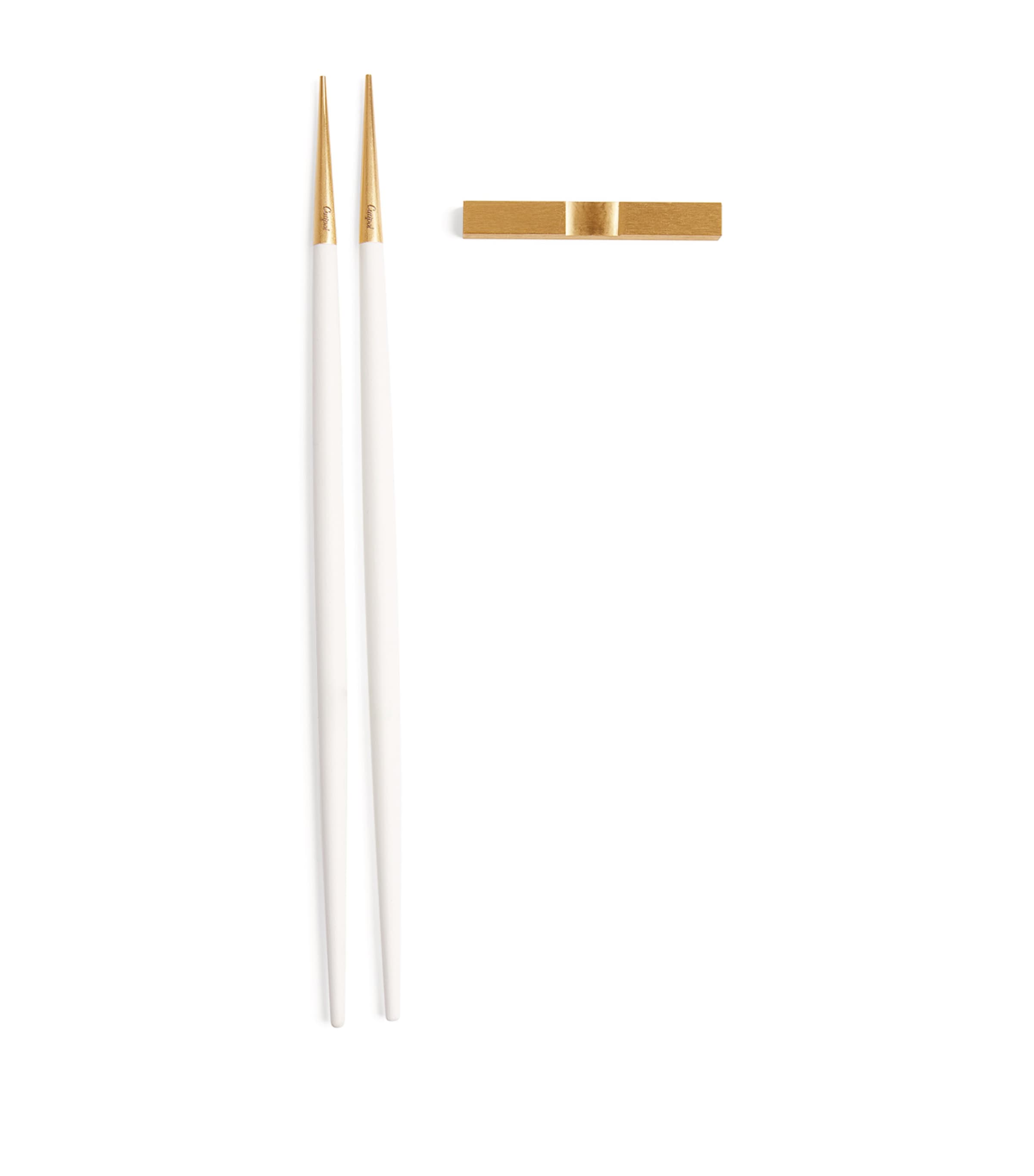 Cutipol Goa Gold-Plated 3-Piece Chopstick Set White Image 2