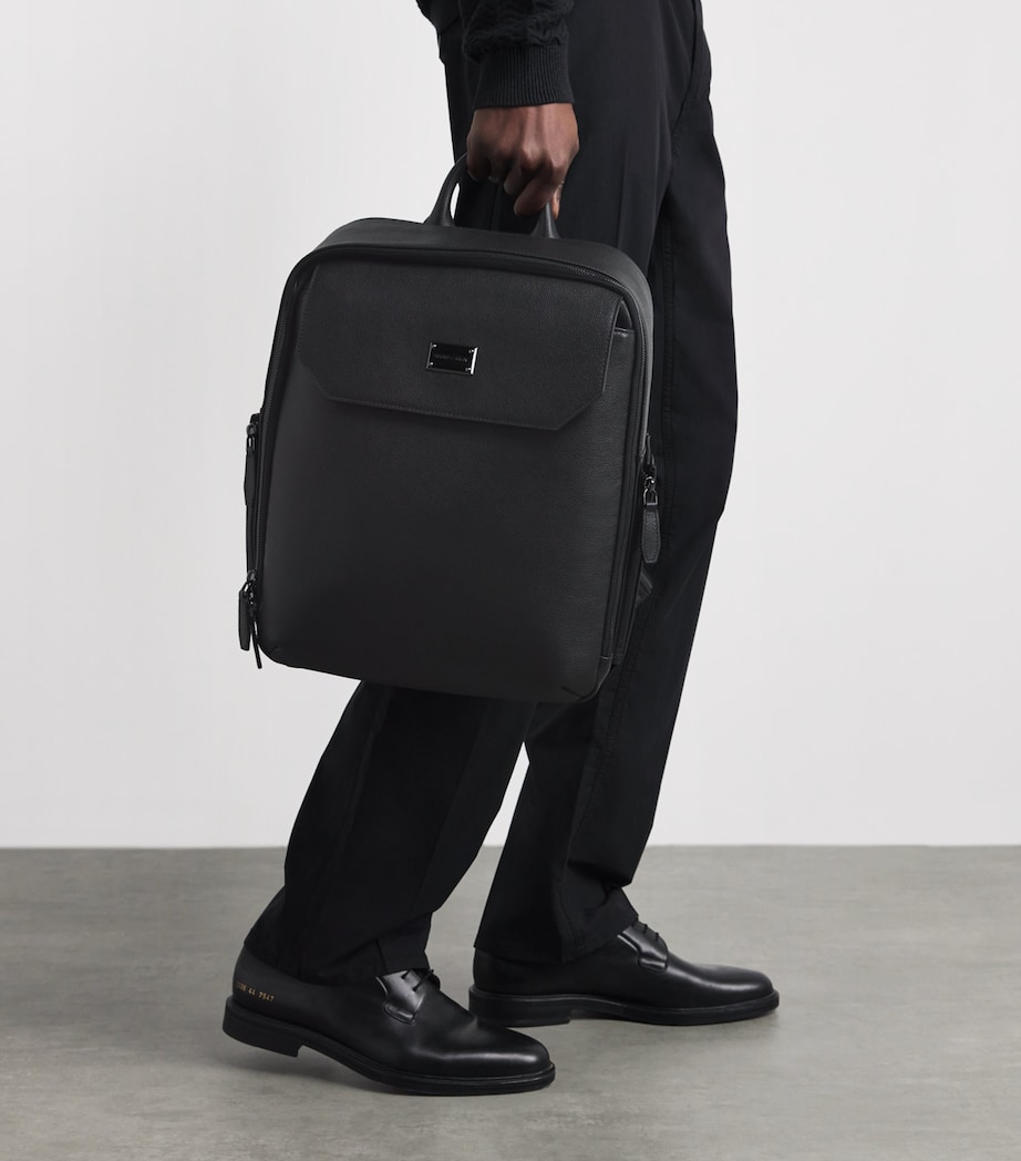 Emporio Armani Leather Backpack Image 4