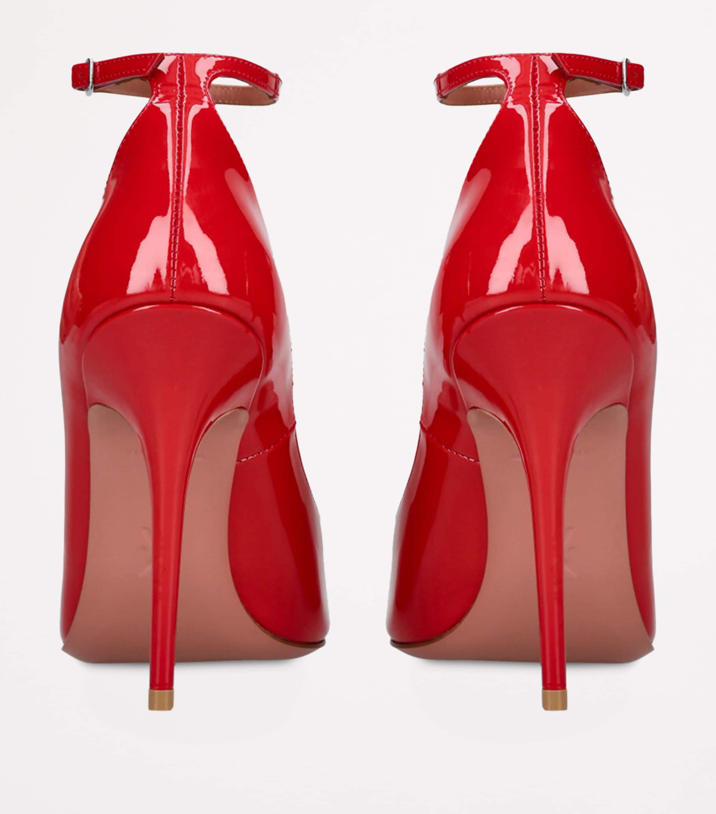 シューズ・サンダルその他 AMINA MUADDI Woman Pumps Red ANOKMULE PATENTWINE ANOK PUMP 105