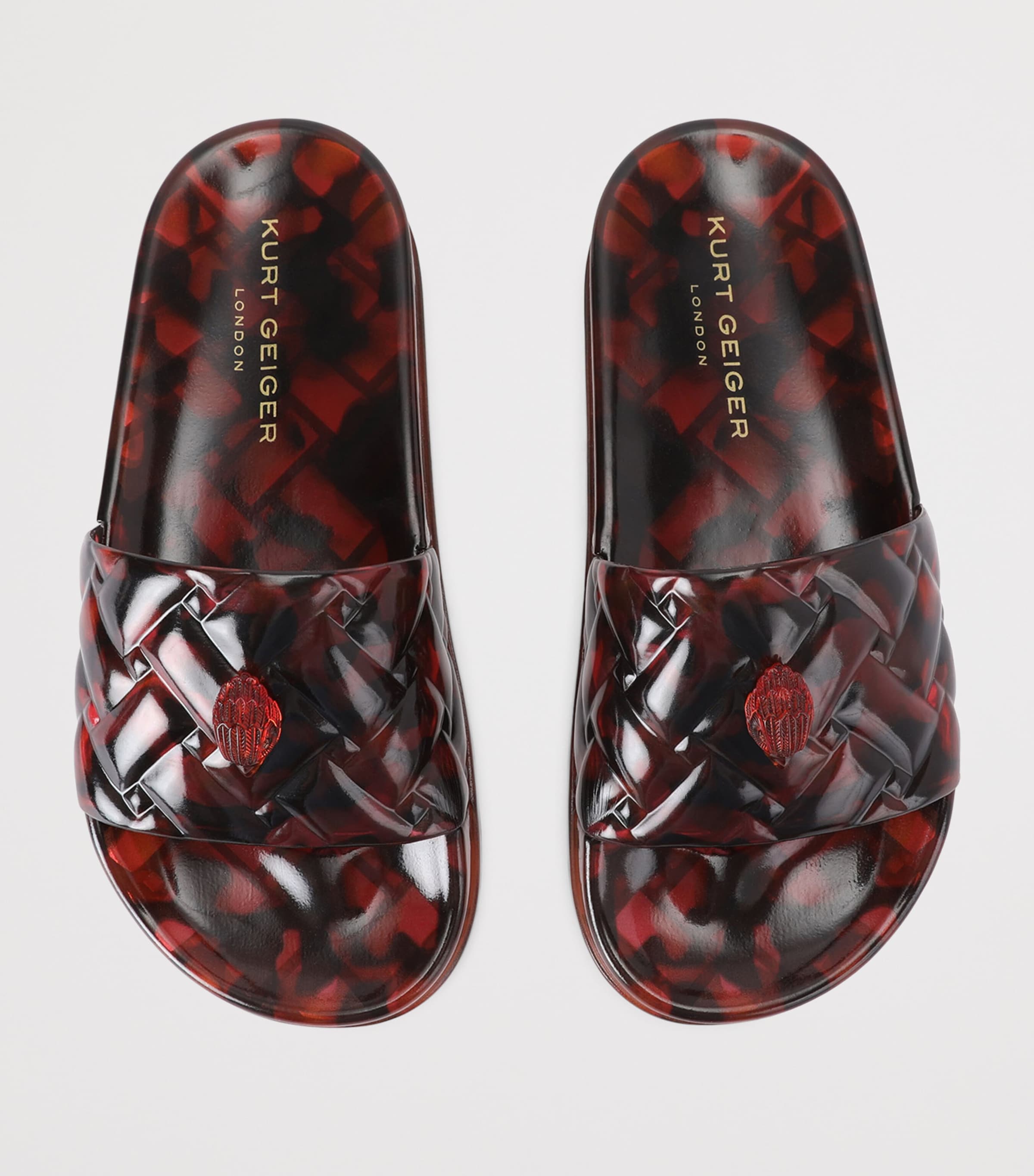 Kurt Geiger London Jelly Meena Slides Brown/oth Image 4