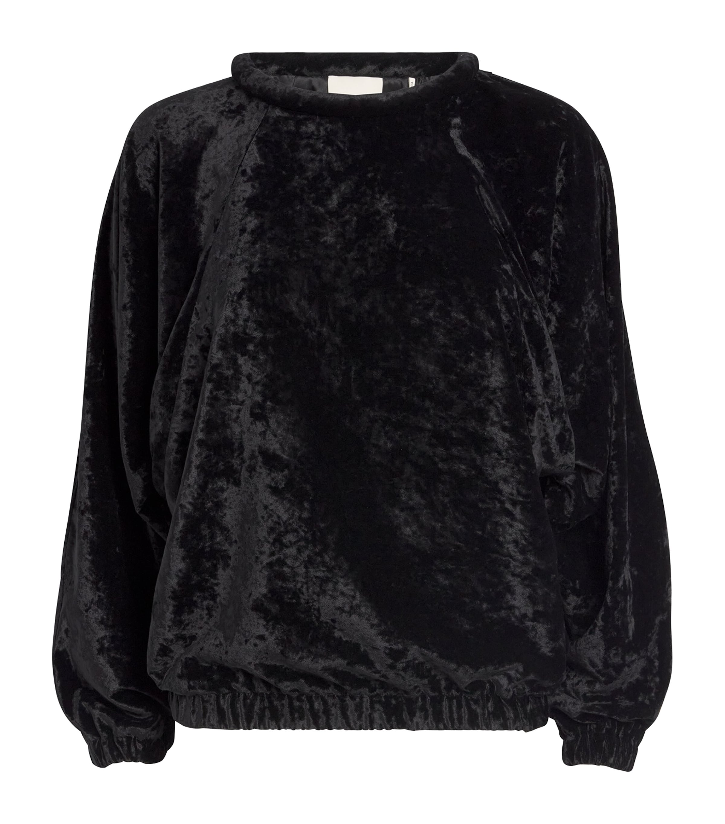 Isabel Marant Dabia Velvet Top In Black