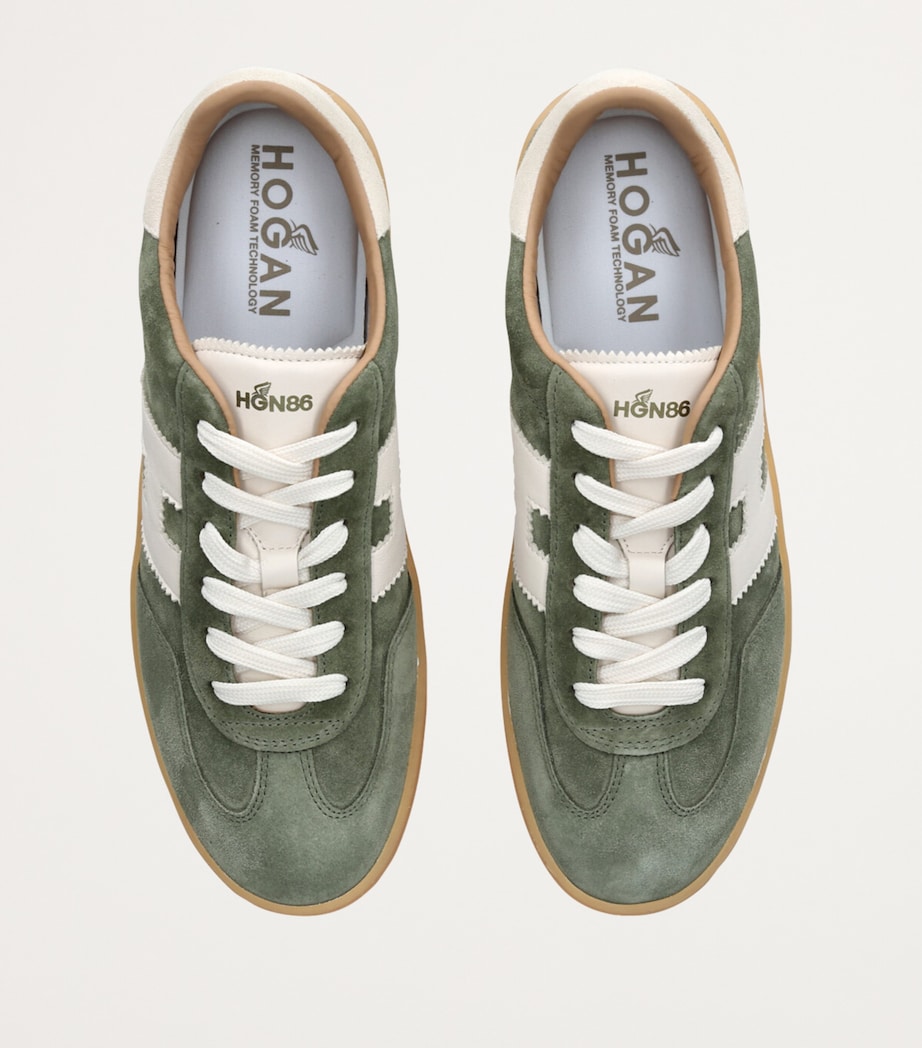 Hogan Suede Cool Sneakers Green Image 4