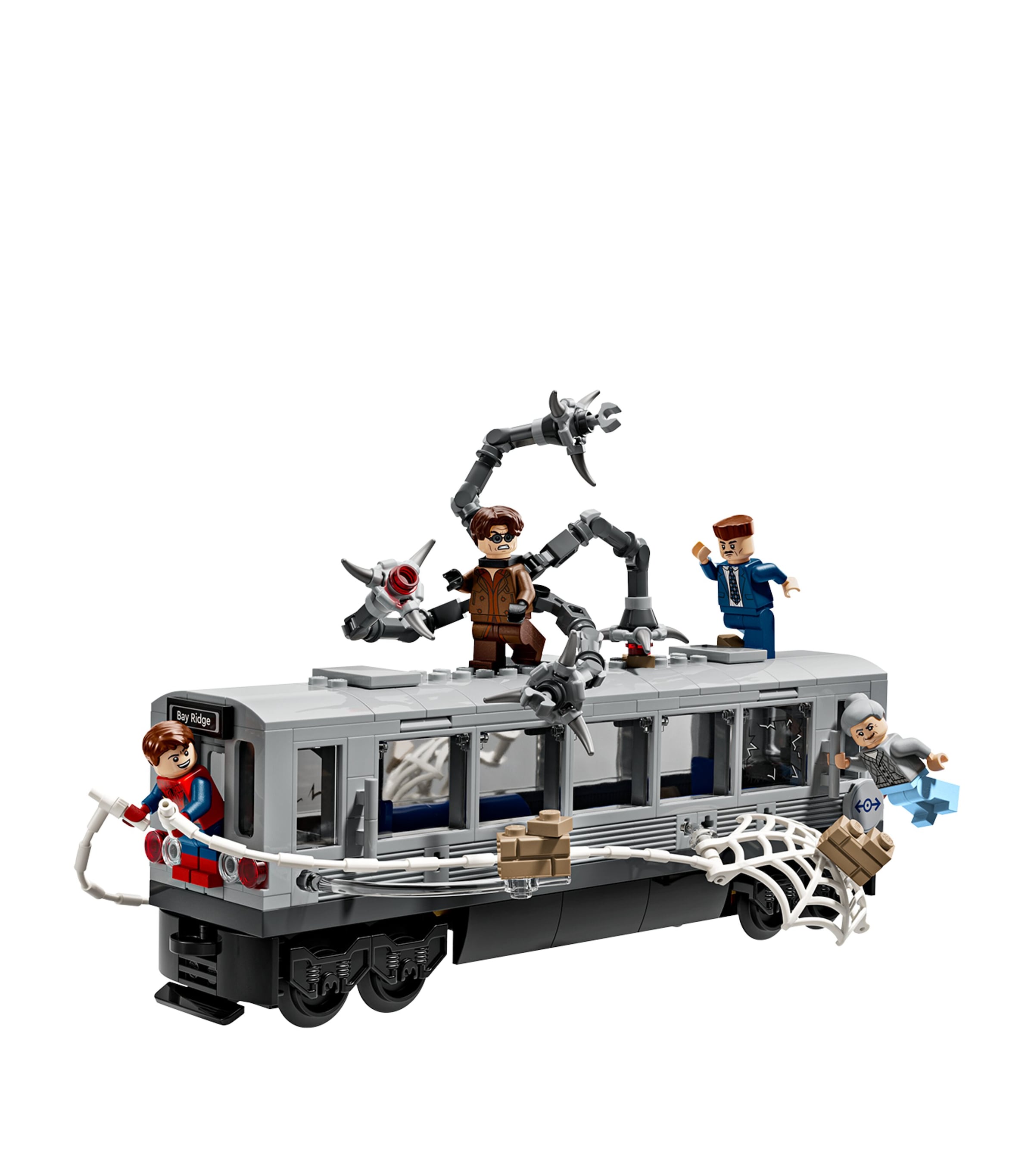 LEGO Marvel Spider-Man vs. Doc Ock Subway Train Scene 76321 MULTI Image 1
