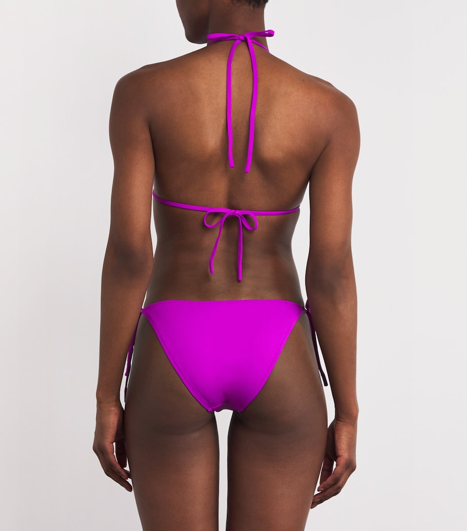 Ricky String Bikini Bottoms PURPLE CACTUS FLWR Image 3