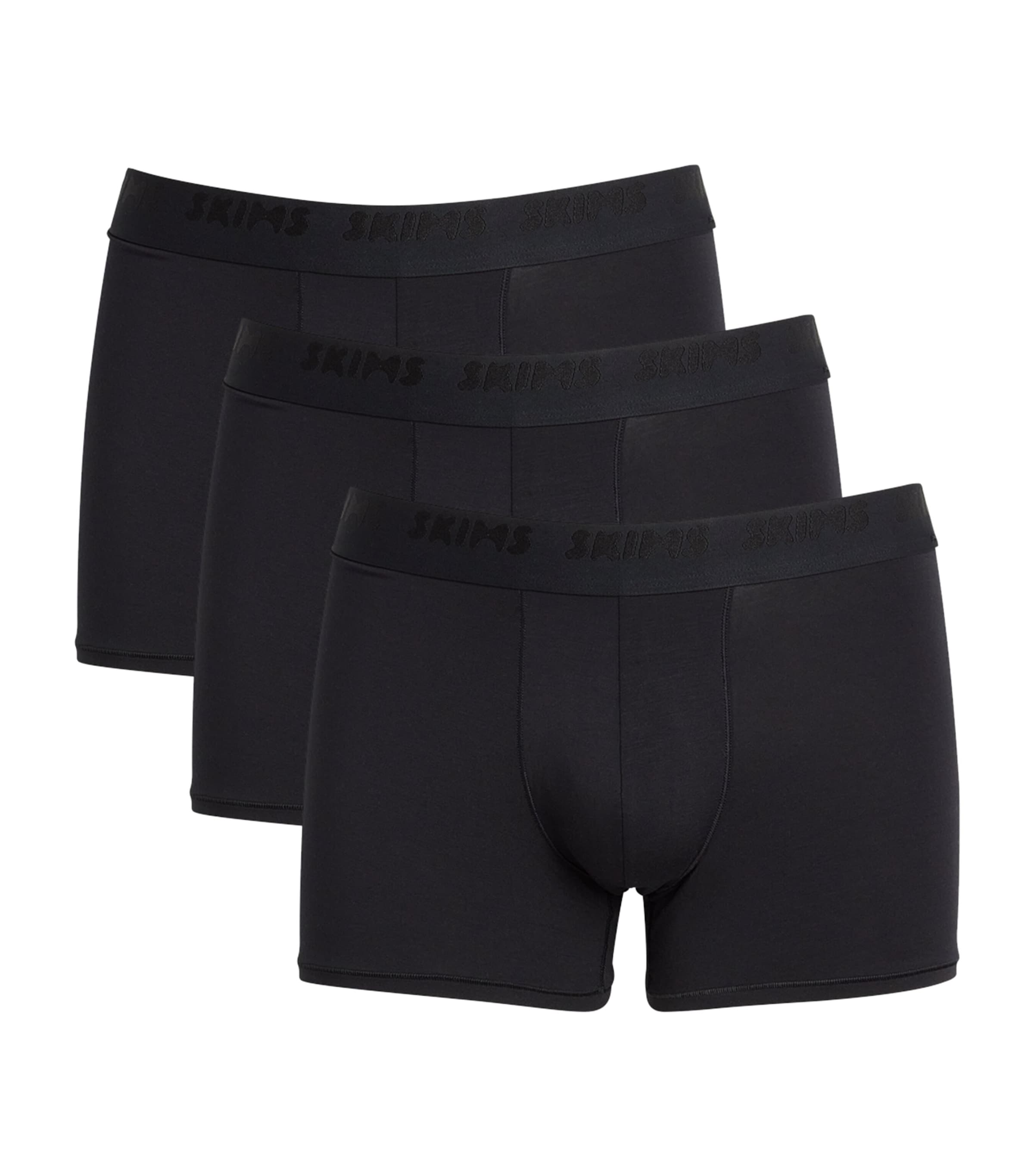 Skims Stretch Boxer Briefs In Black