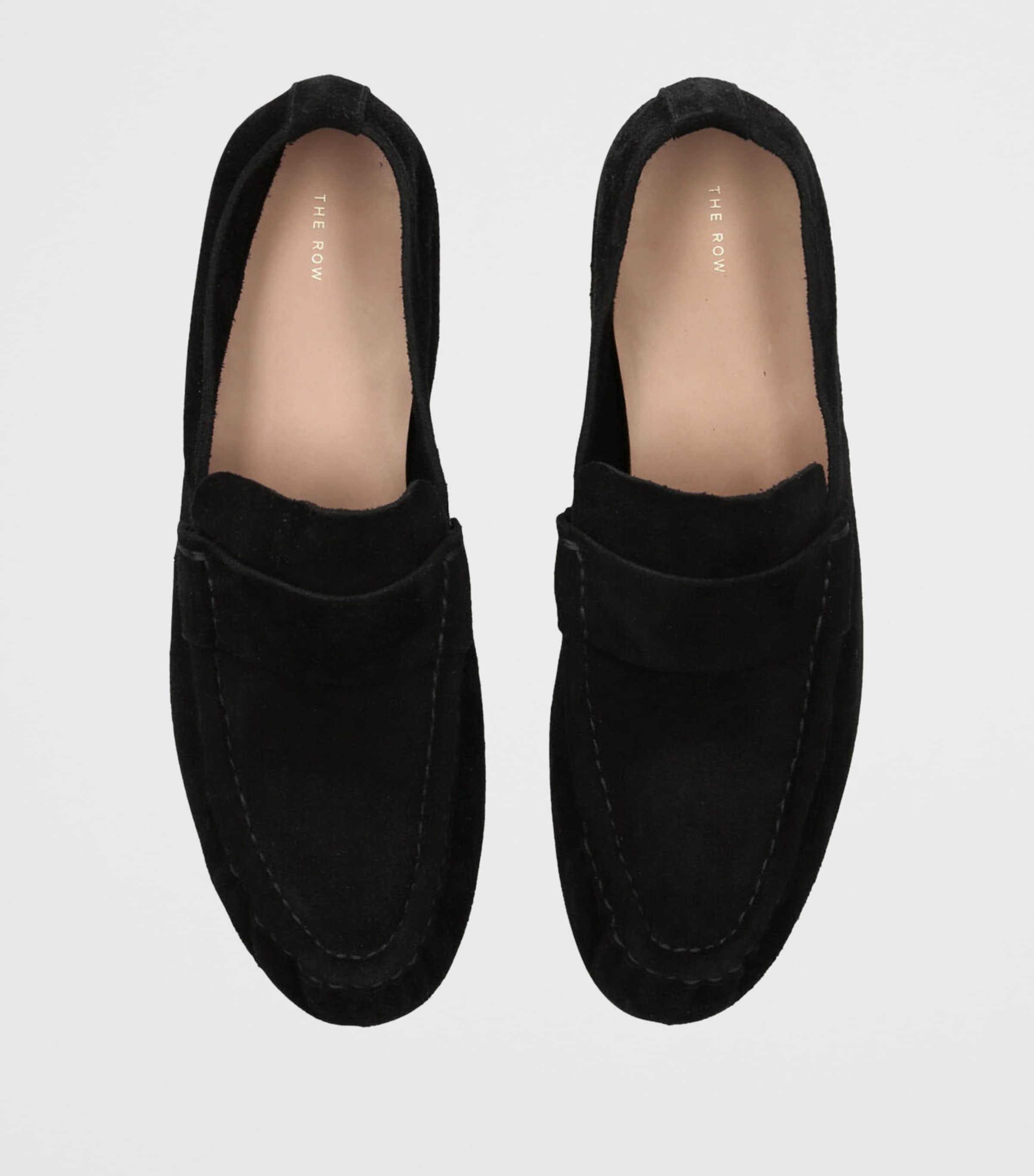 Soft Suede Loafers BLACK Image 4