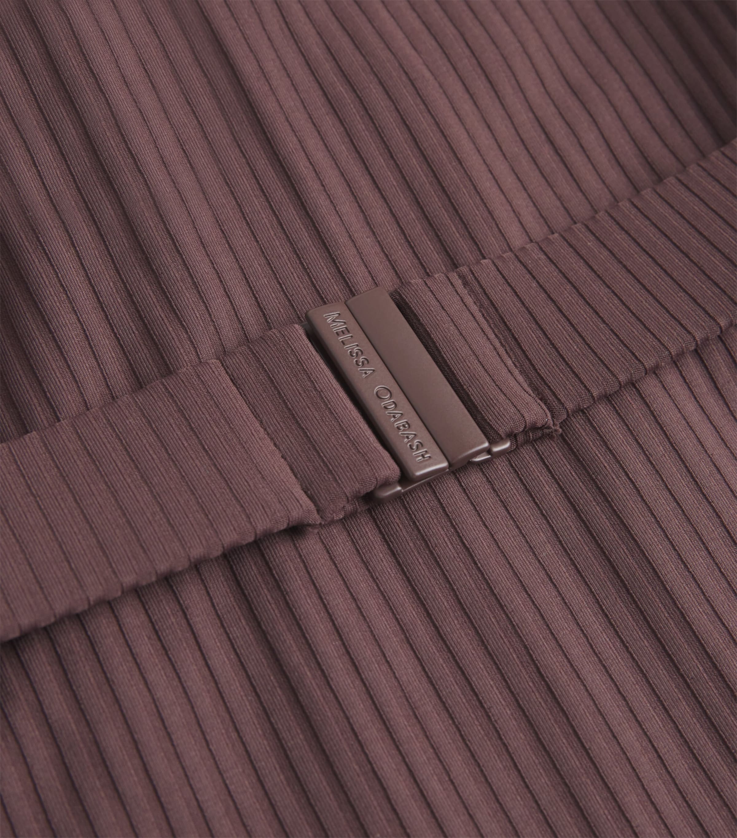 Rio Belted Swimsuit BROWN RIBBED1287 Image 4