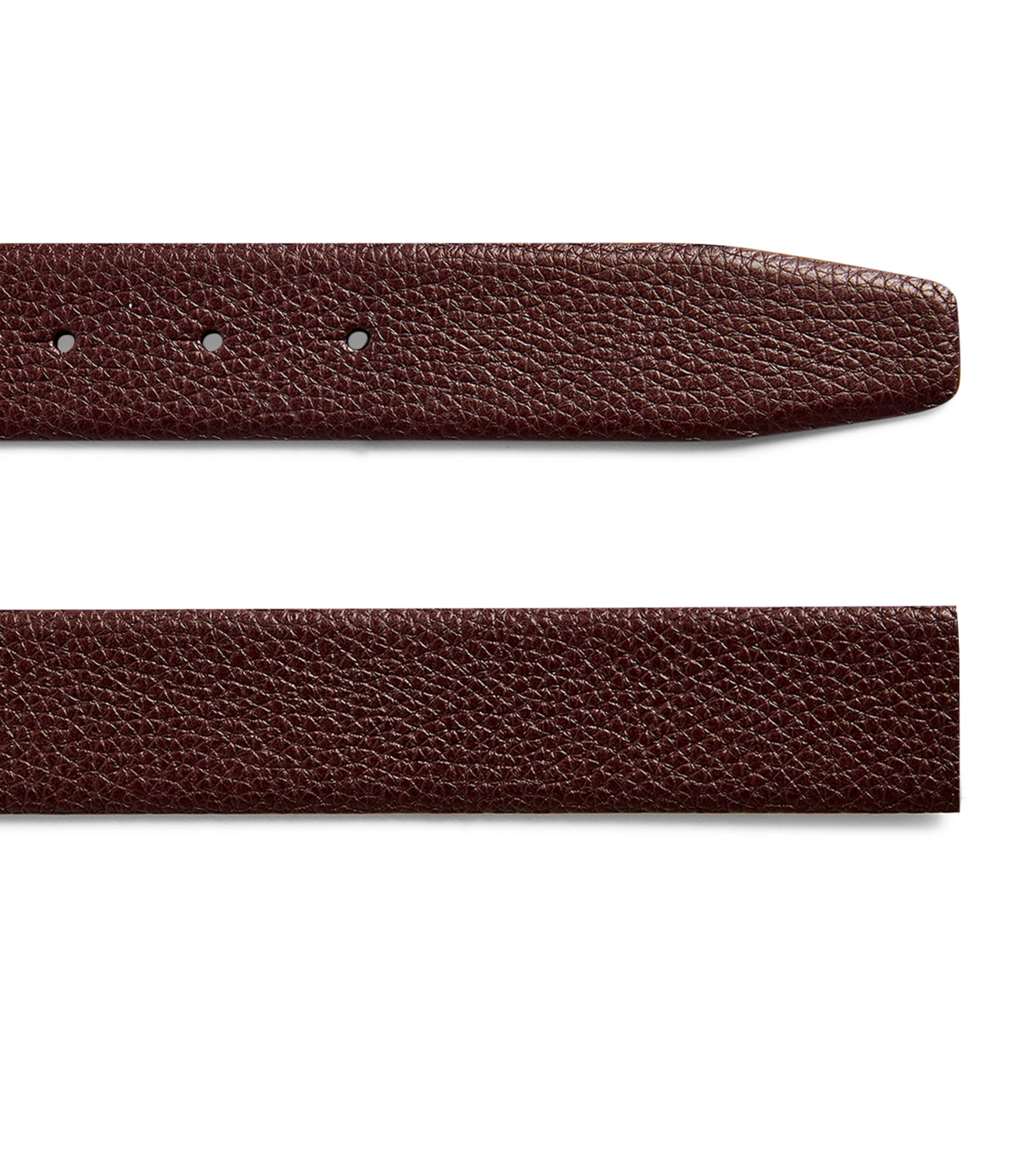 GIORGIO ARMANI LEATHER REVERSIBLE BELT STRAP 