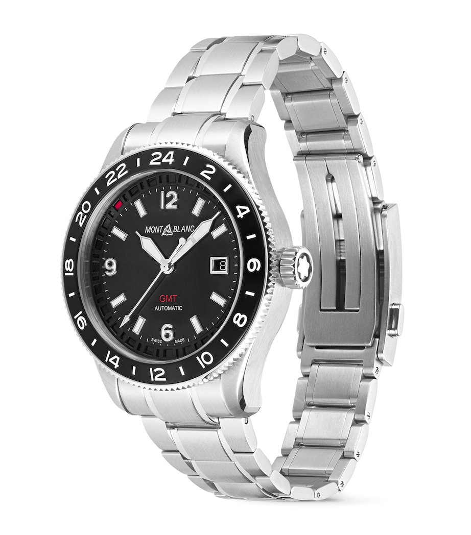 Stainless Steel Montblanc 1858 GMT Watch 42mm MULTI Image 3
