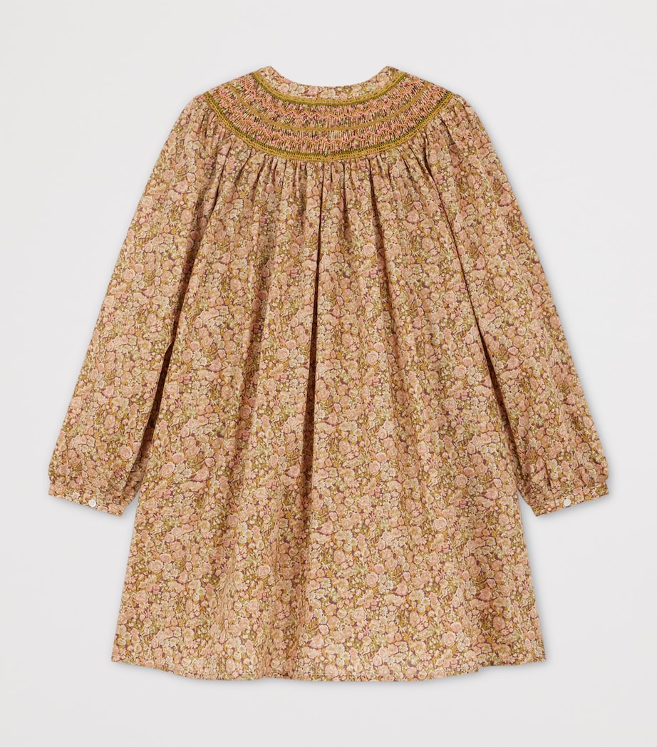 Cotton Jadwiga Dress (10-14 Years) FL ROSE CAMELIA Image 2