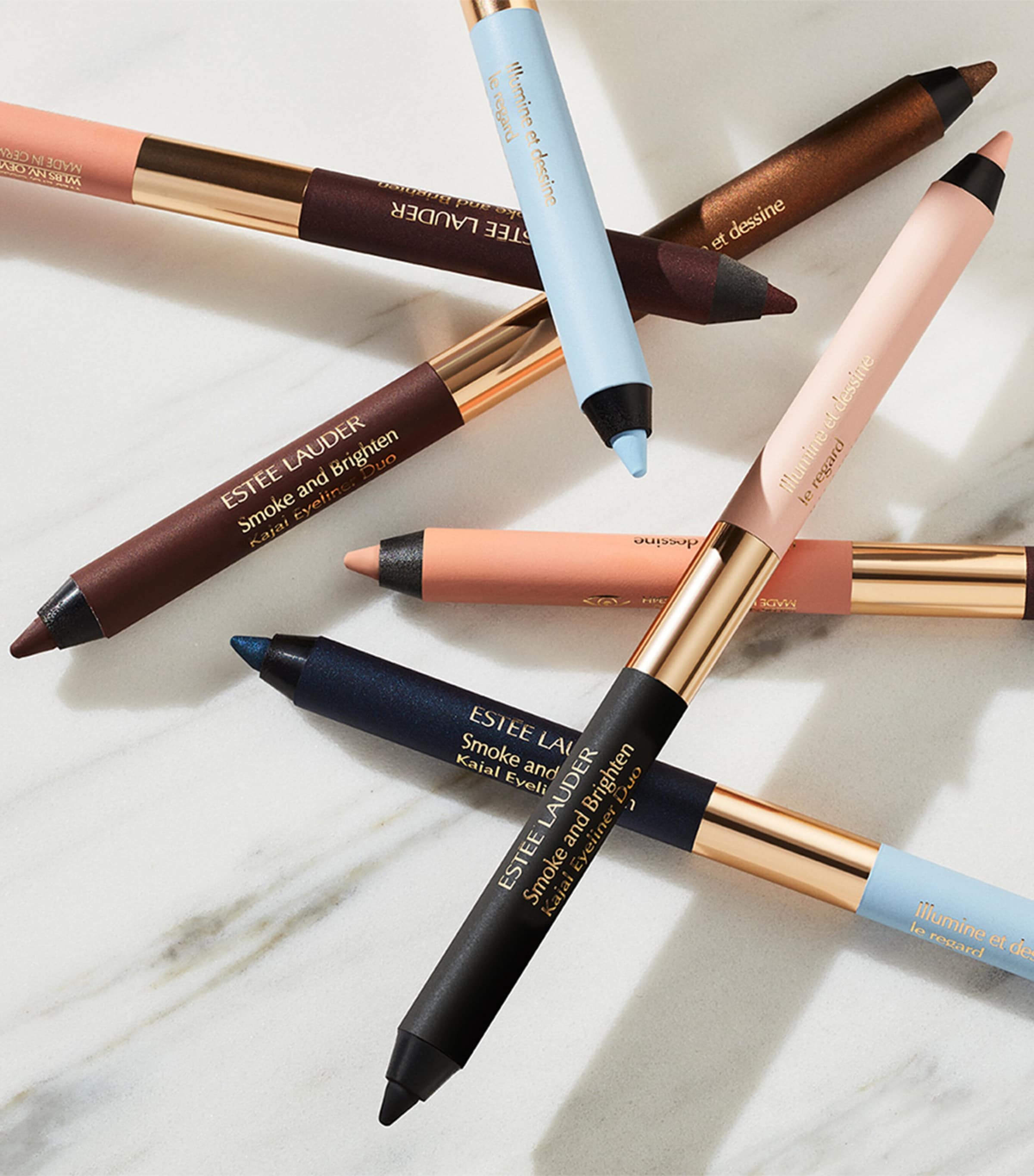 Smoke & Brighten Kajal Eyeliner Duo MARINE/SKY BLUE Image 3