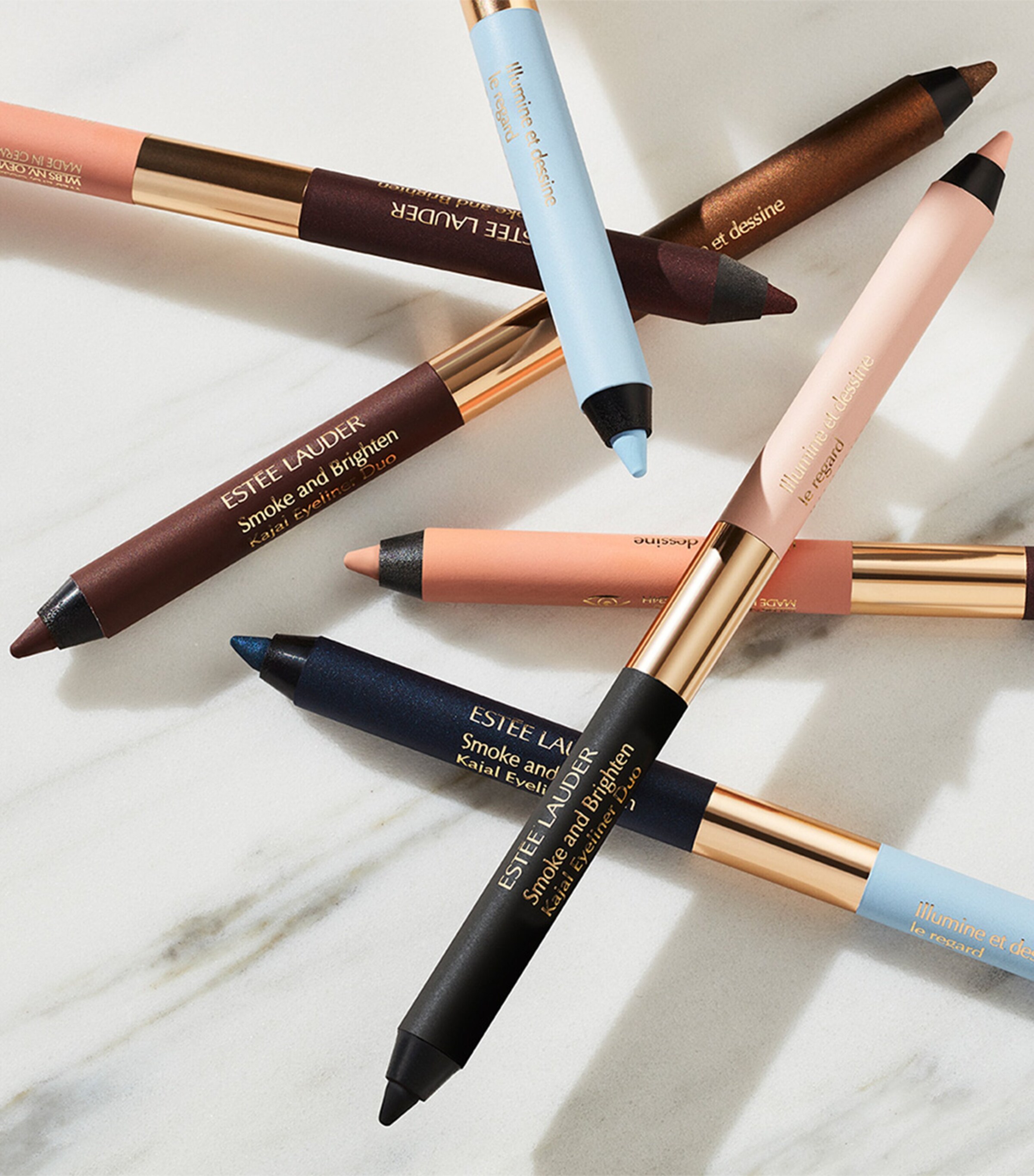 Estée Lauder Smoke & Brighten Kajal Eyeliner Duo | Make-up | Eyes | Eyeliners | Designers | Estée Lauder Estée Lauder Smoke & Brighten Kajal Eyeliner Duo | Make-up | Eyes | Eyeliners | Designers | Estée Lauder
