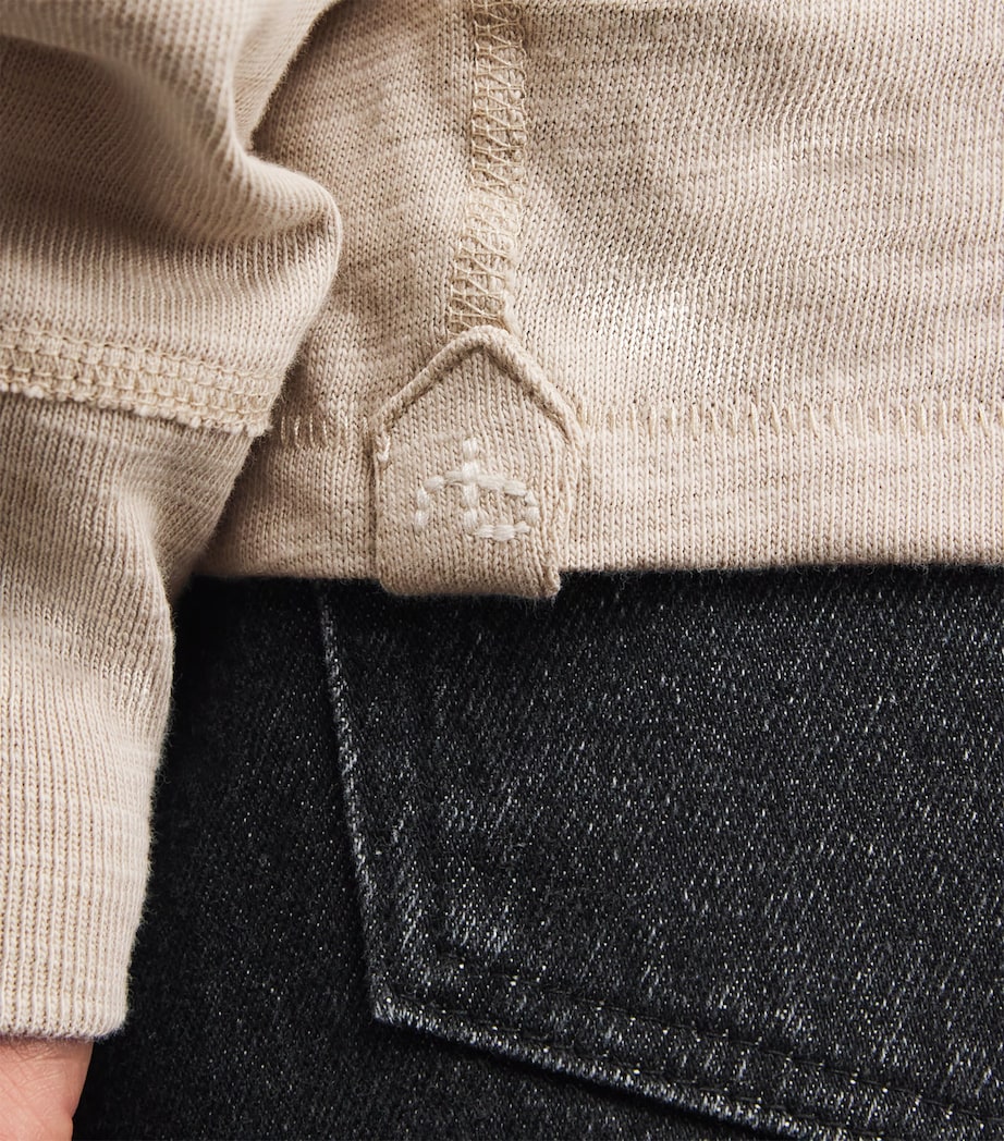 Cotton Classic Henley T-Shirt DUST Image 6