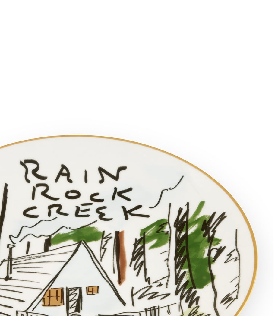 x Luke Edward Hall Rain Rock Creek Decorative Plate (27cm) G00132000 Image 2