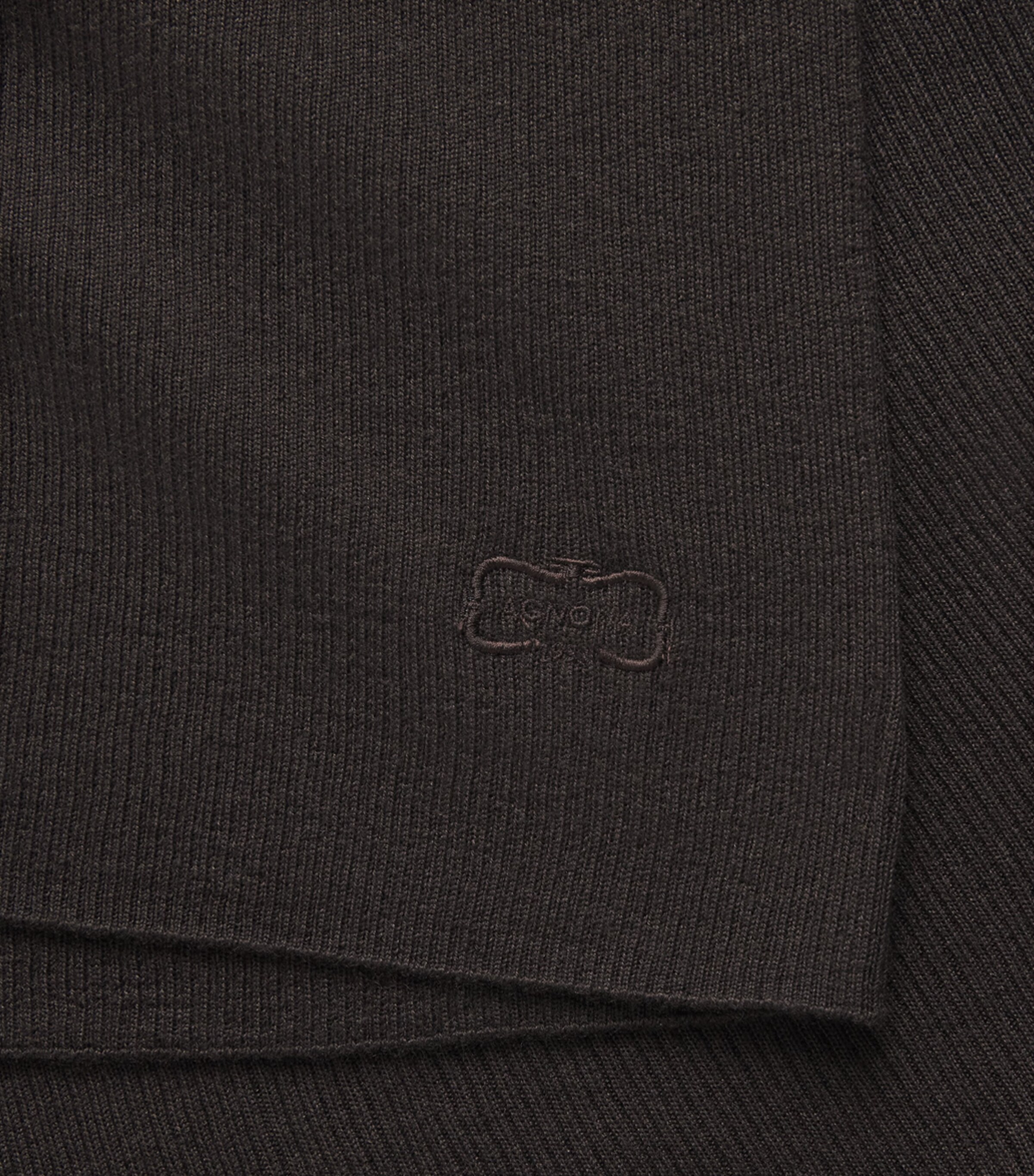 Agnona Womens Wool-Silk-Cashmere Rollneck Sweater Brown Ebony Image 6