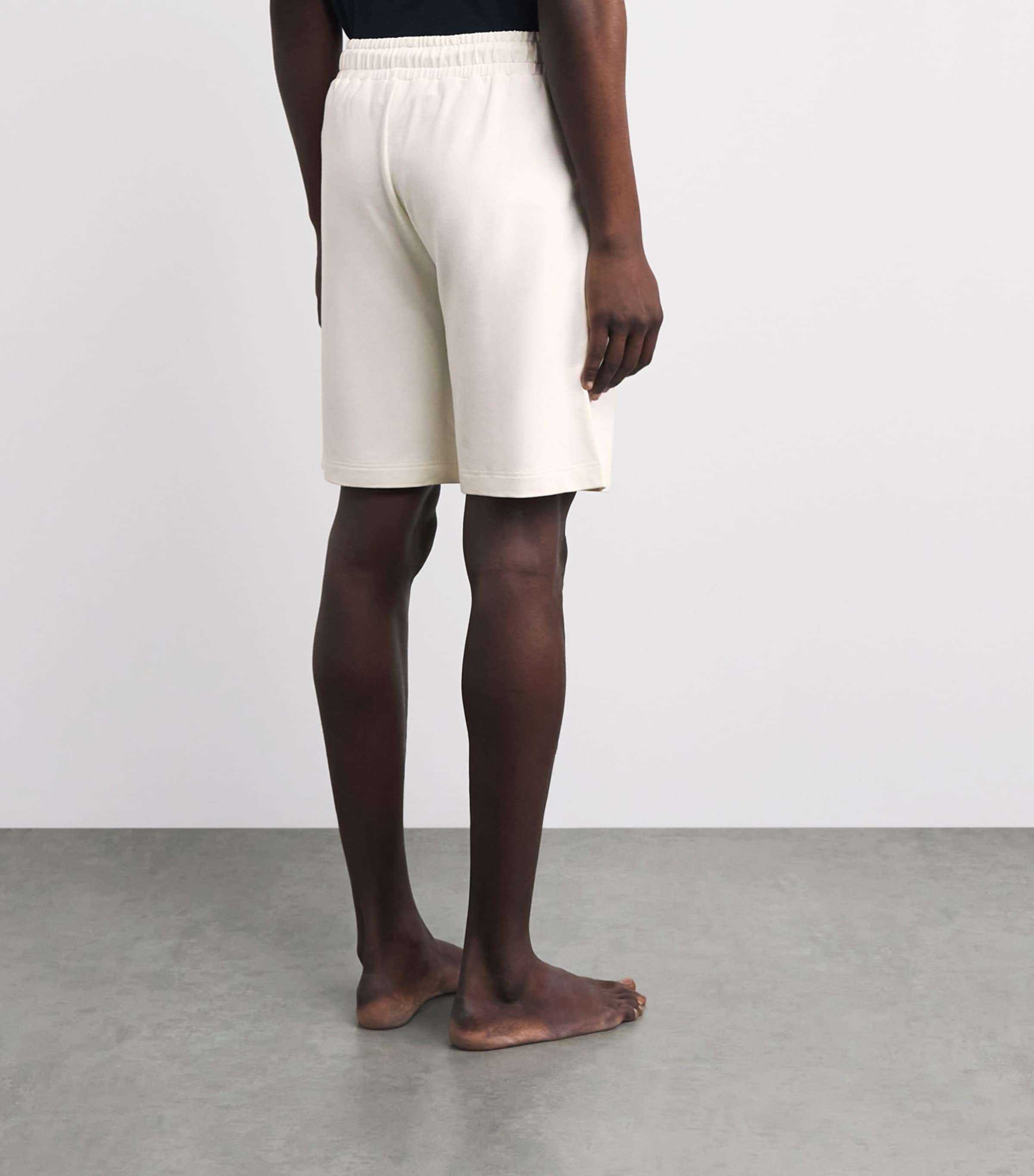 Zimmerli Mens Modal-Cotton Summer Lounge Shorts Sea Salt Image 5