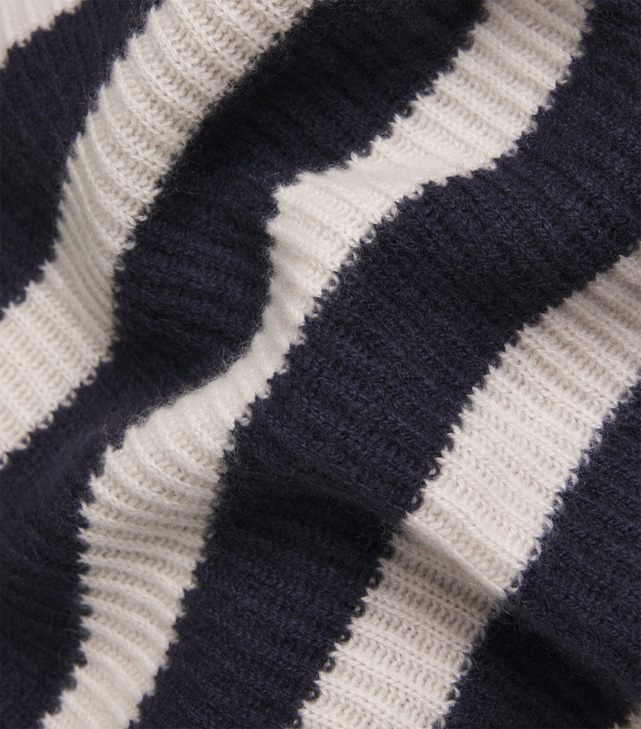 Cashmere Stripe Sweater ICE Image 5