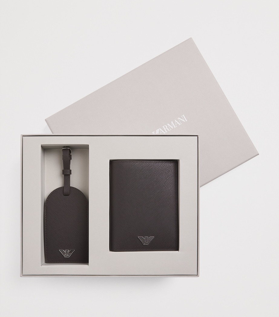 Leather Passport Holder and Tag Set UB104 Image 2