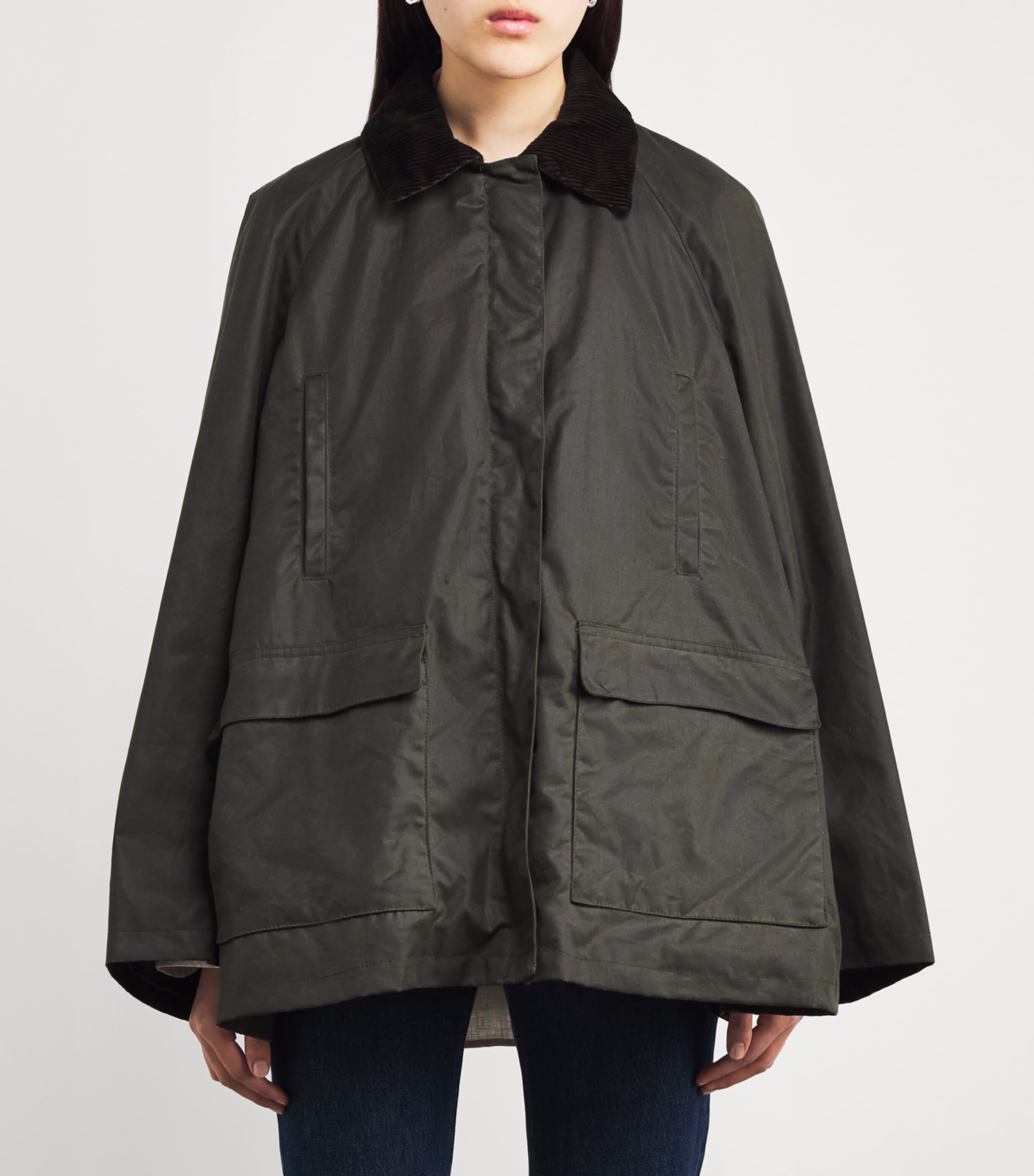 Organic Cotton Country Jacket 032 FOREST Image 3