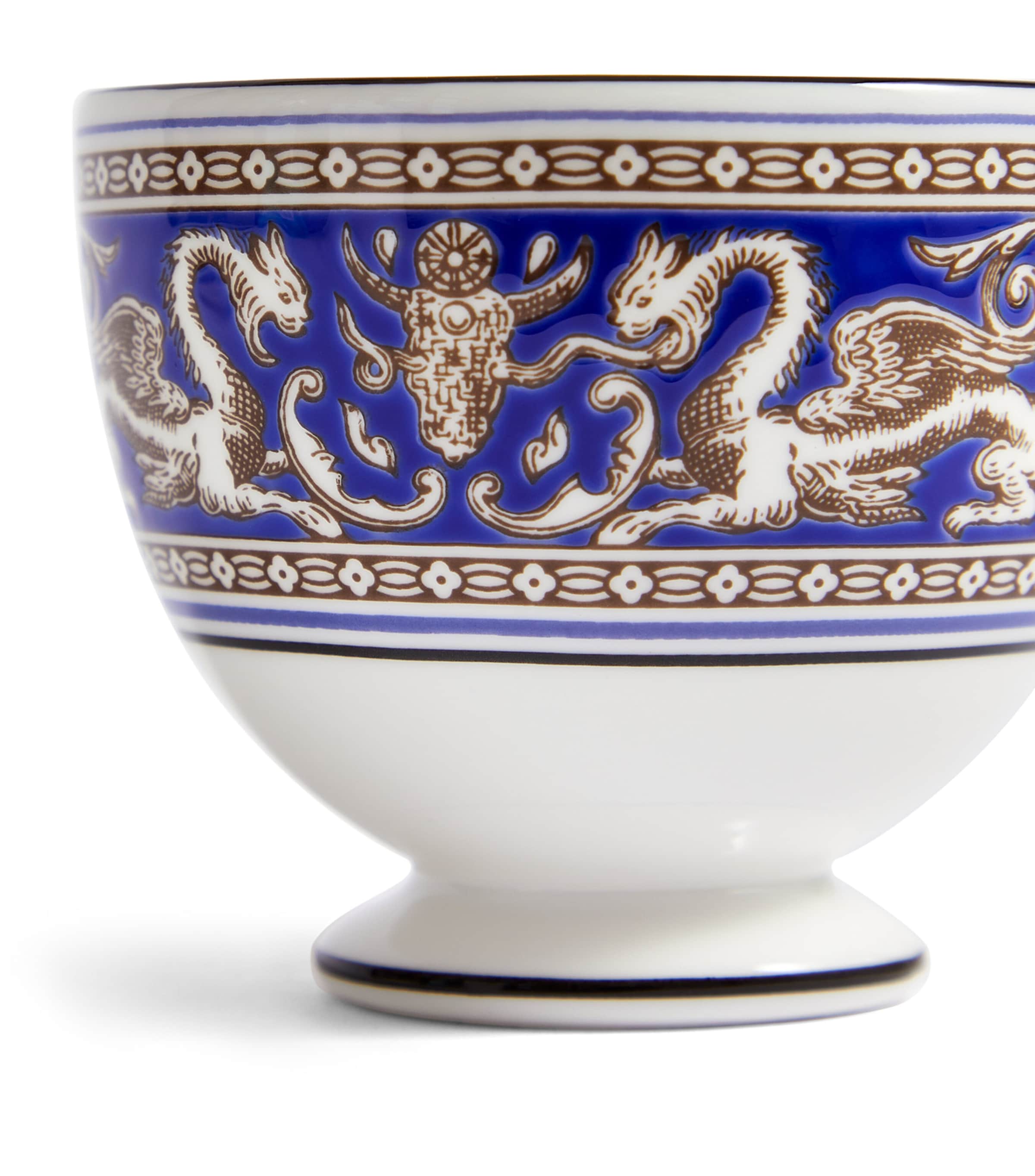 Florentine Marine Teacup & Saucer BLUE Image 4