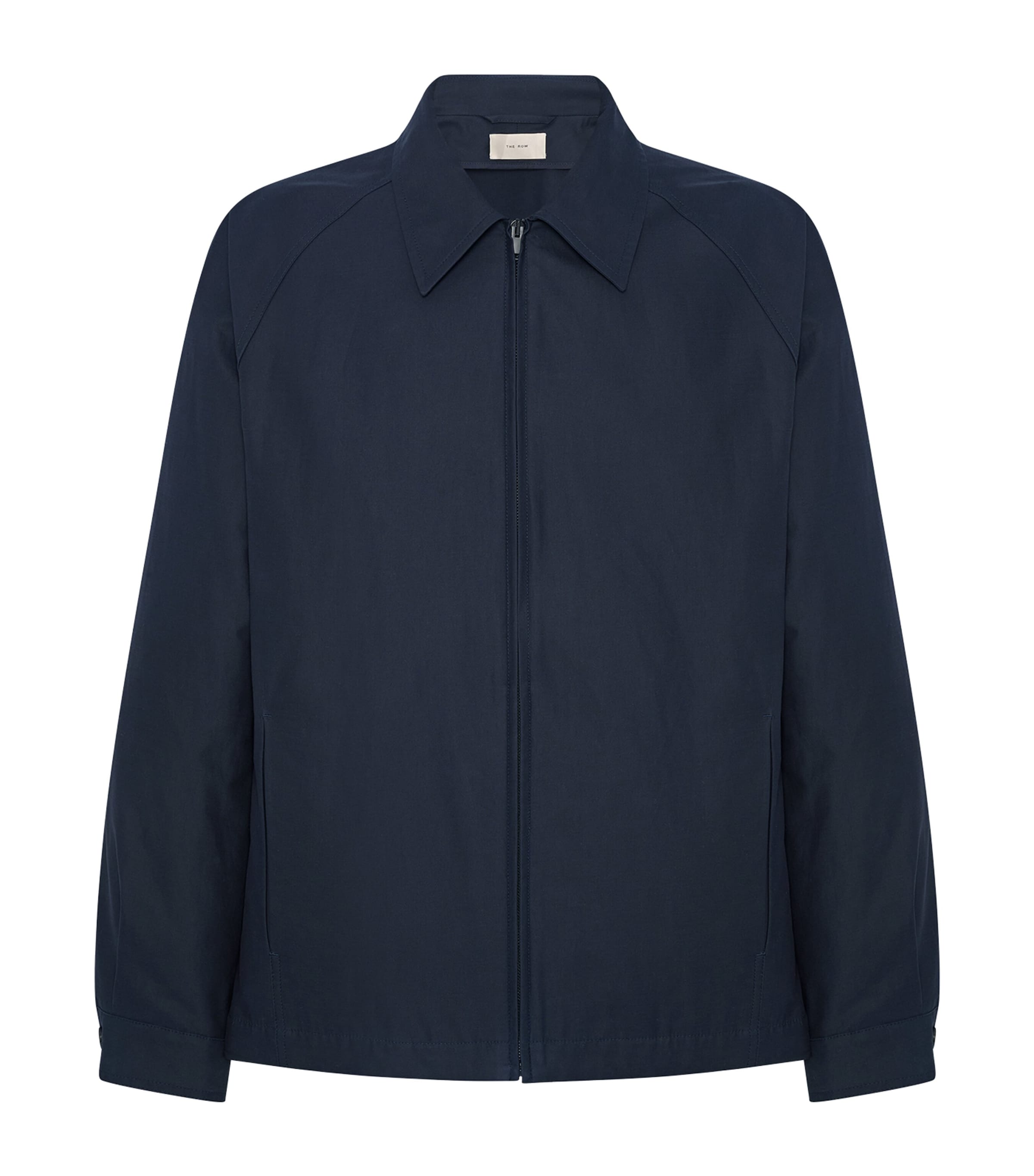 The Row Mens Primo Cotton-Cashmere Jacket Anthracite Image 1
