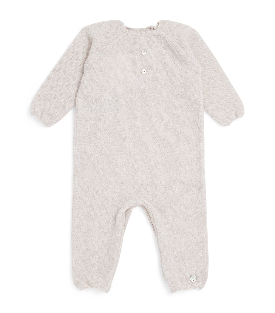 Wool-Cashmere Knit All-In-One (0-6 Months) 64 H109 Image 1