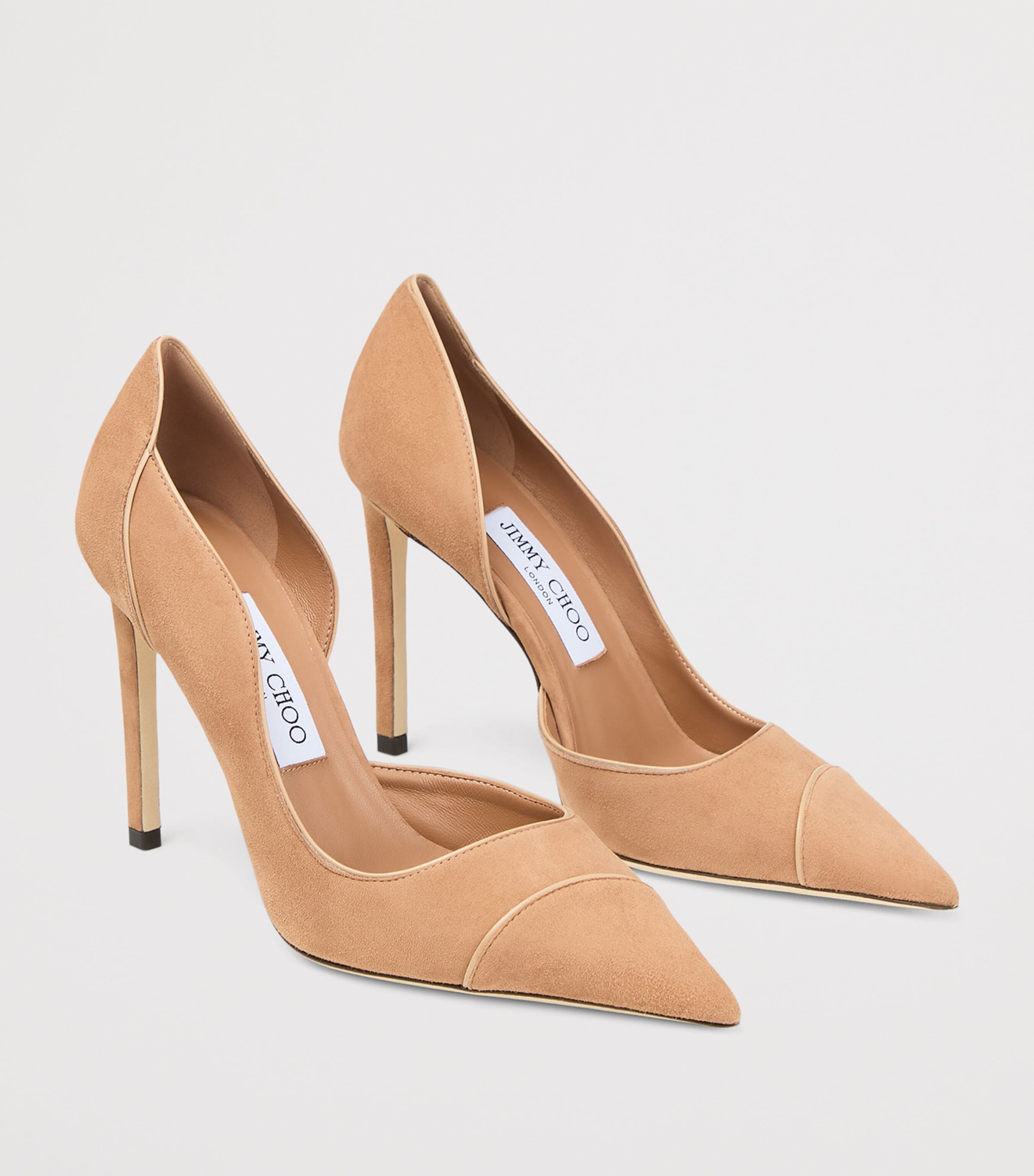 Jimmy Choo Brigitte 100 Suede Pumps Toffee/chai Image 2