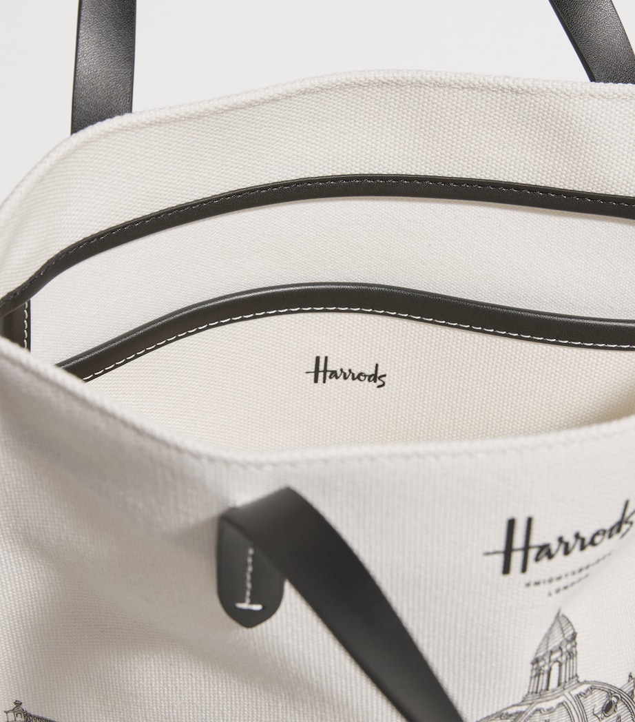 Small Building Shopper Bag CREAM Image 4