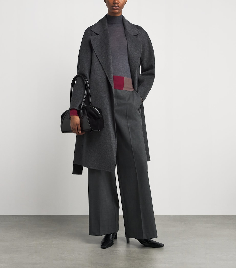 Cashmere High-Neck Sweater SMOKE COMBO Image 2