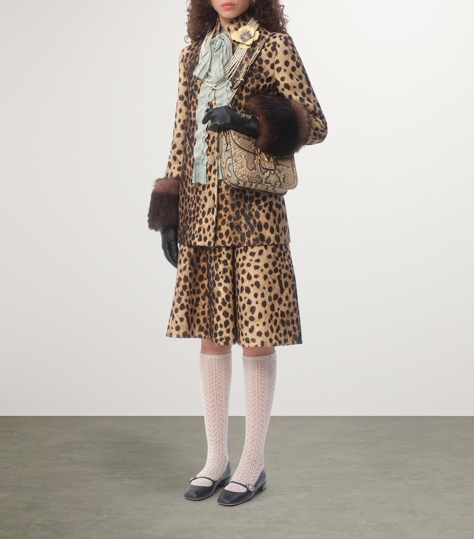 Wool Printed Mini Skirt AN2 Image 6