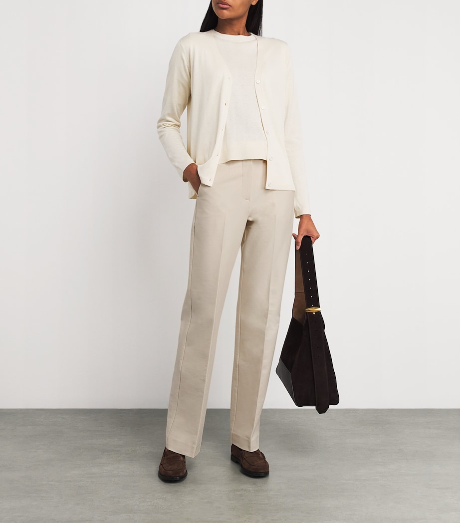 Jersey Ulivo Straight Trousers IVORY Image 2