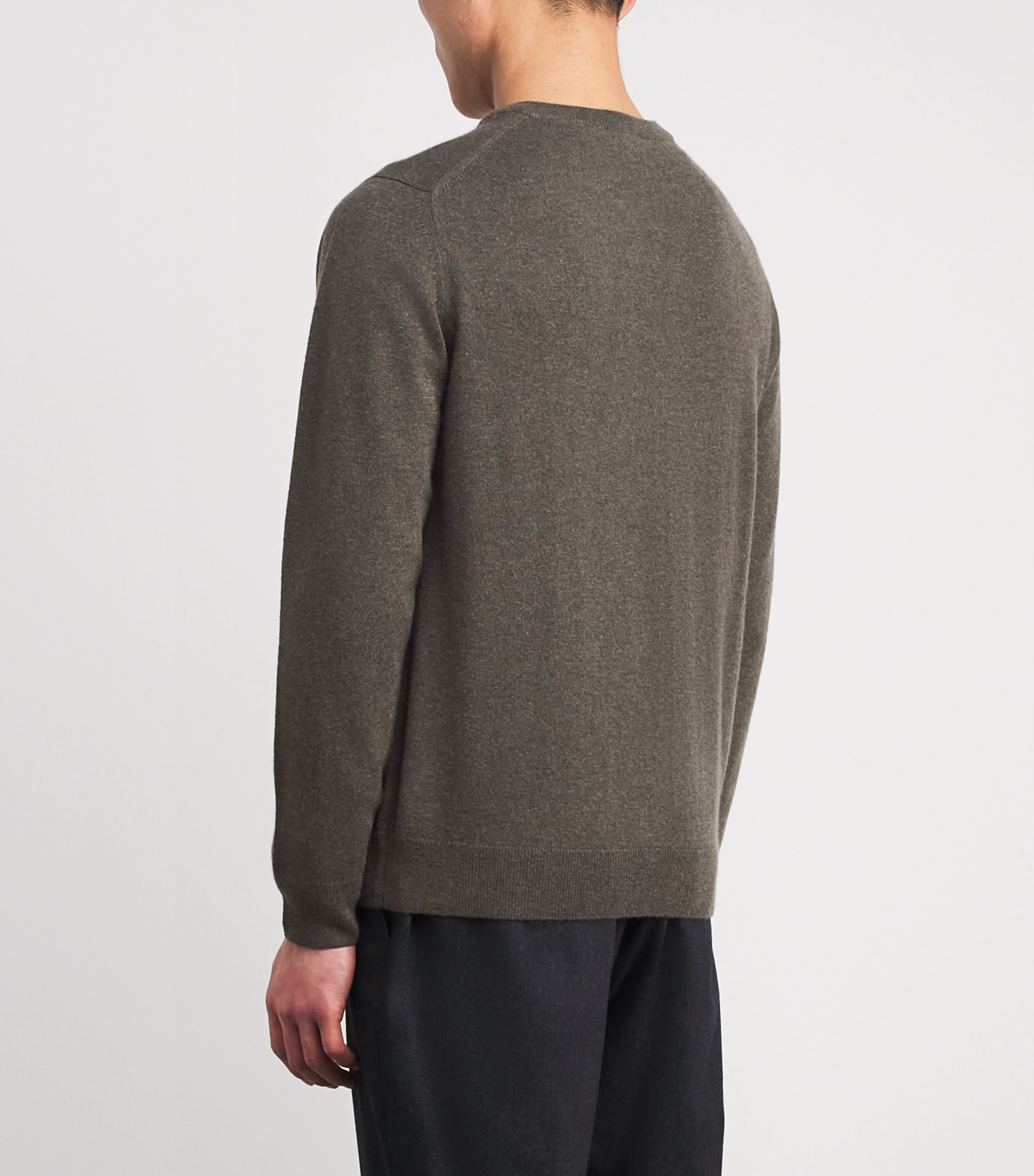 Cashmere Crew-Neck Sweater GNGY KHAKI24 Image 4