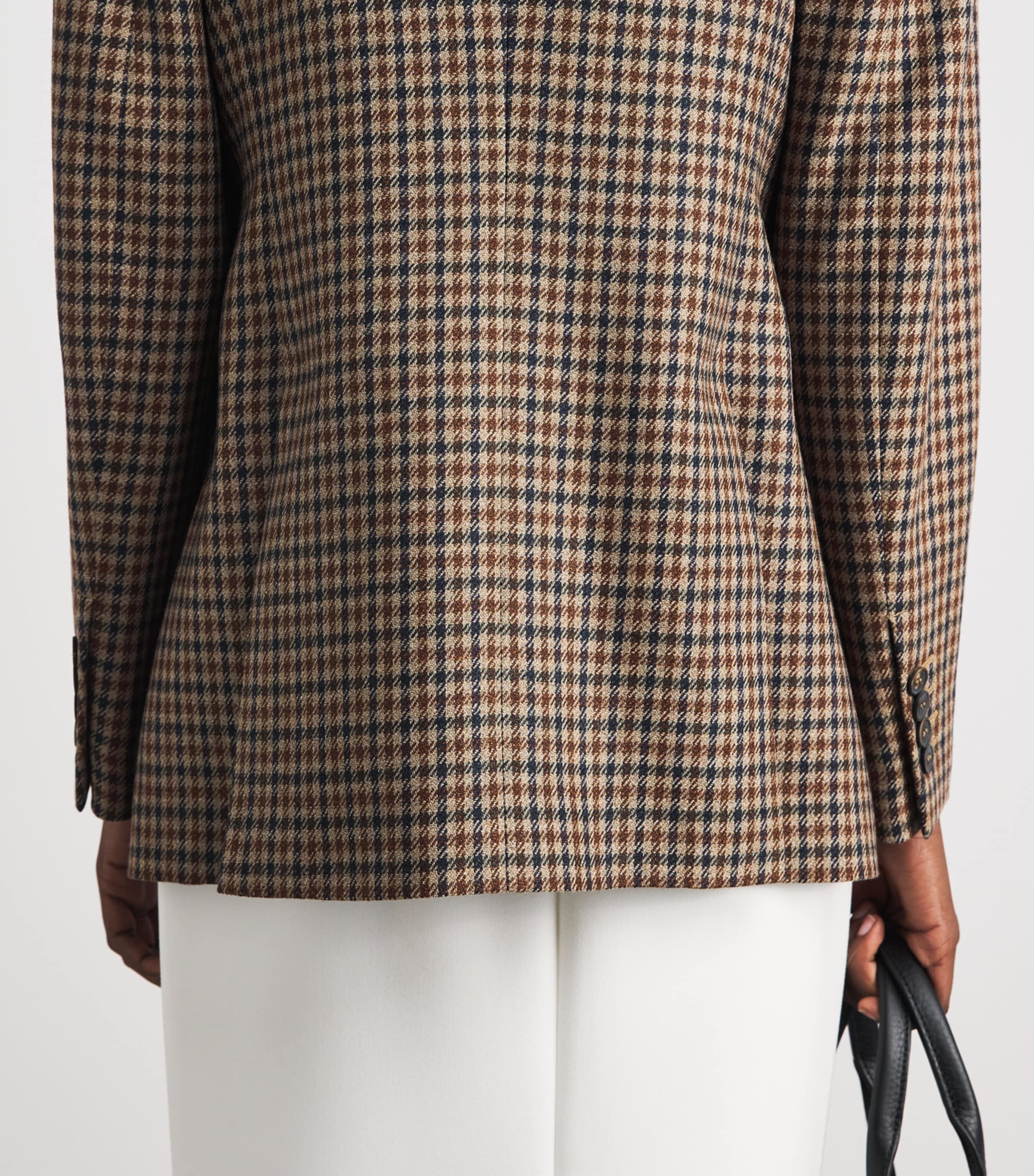 Max Mara Womens Virgin Wool Blazer Beige Image 3