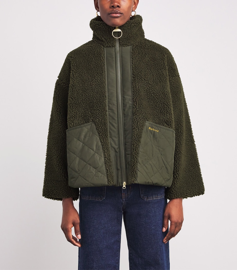 Fleece Brawby Jacket OLIVE Image 3