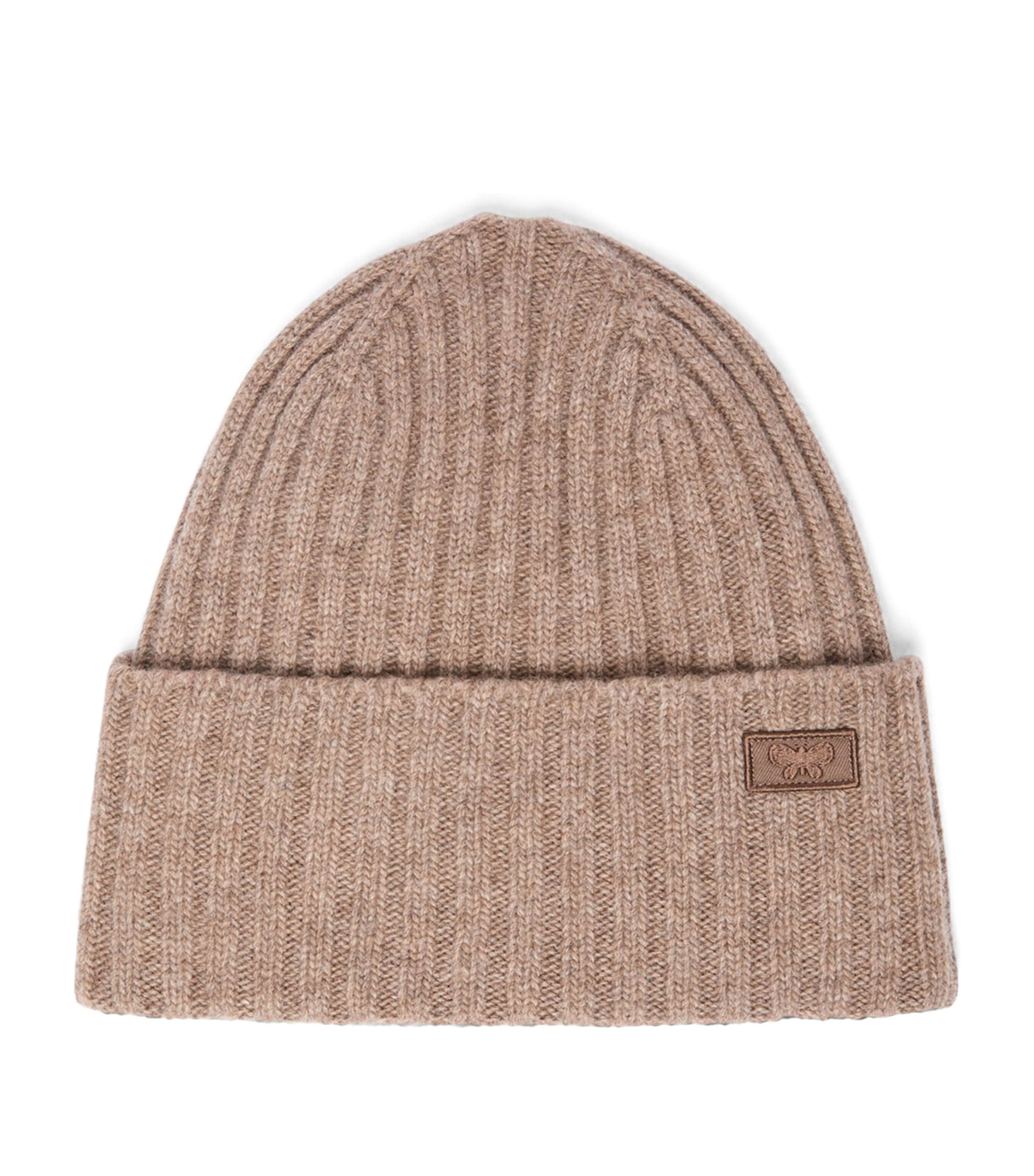 Weekend Max Mara Virgin Wool Logo Beanie Turtledove Image 1