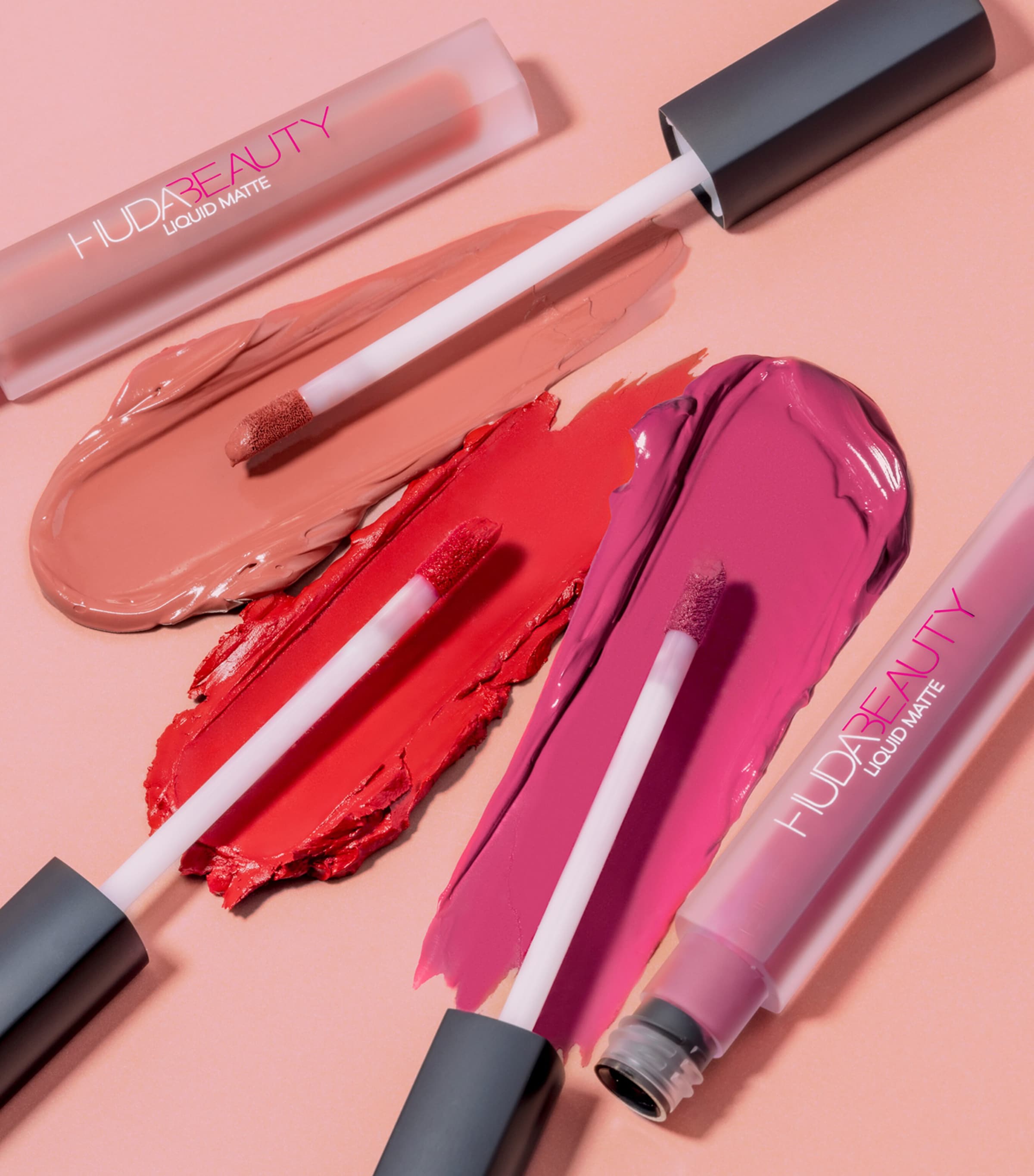 Huda Beauty Liquid Matte Ultra-Comfort Transfer-Proof Lipstick Sugar Boo Image 2