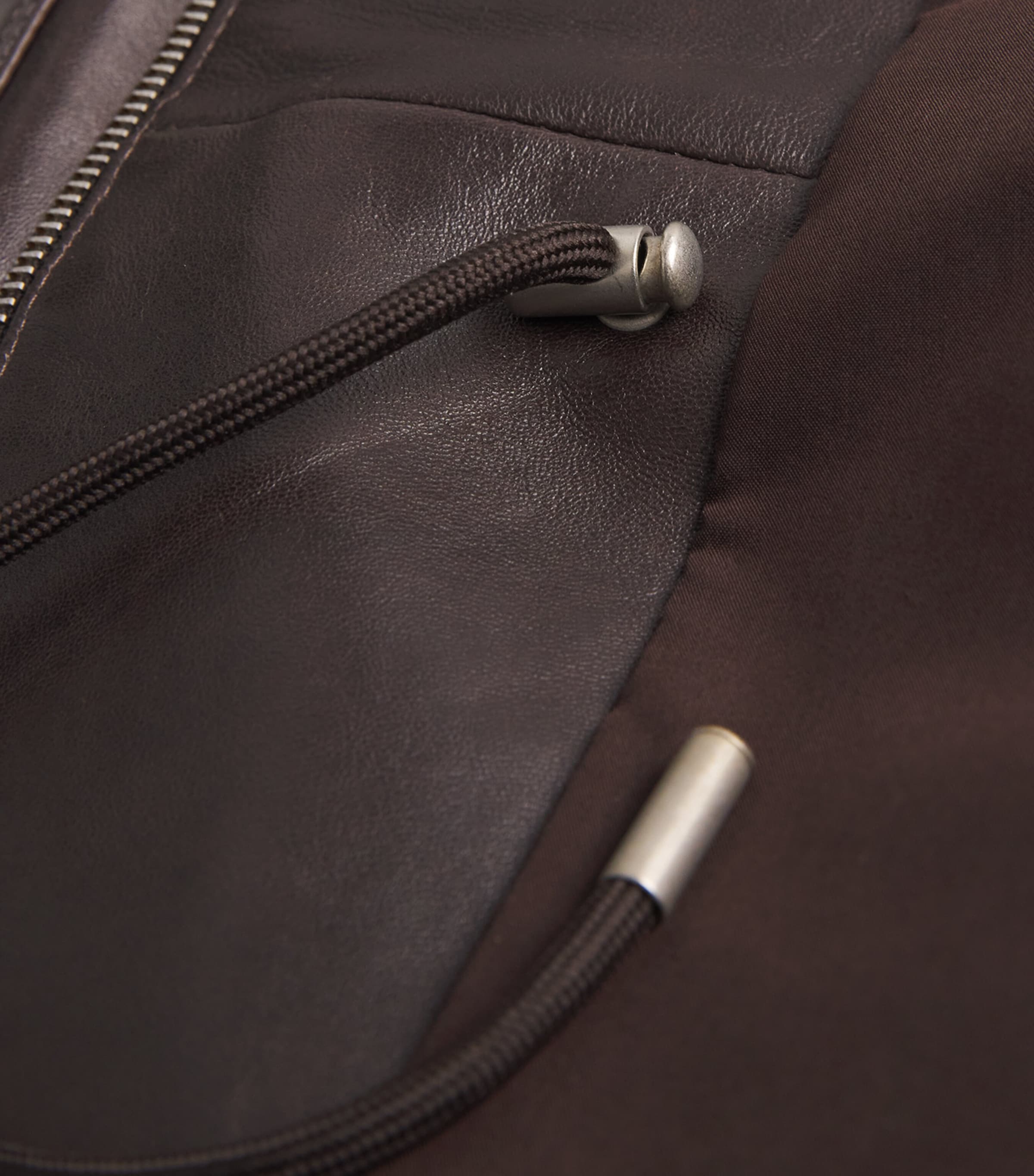 Arma Brown Leather Alia Jacket | Harrods UK