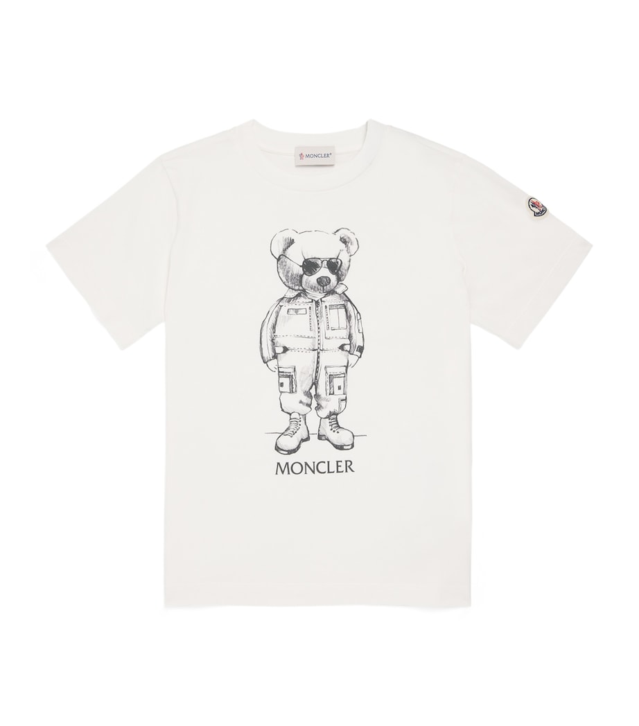 Cotton Bear Print T-Shirt (8-10 Years) 34 Image 1
