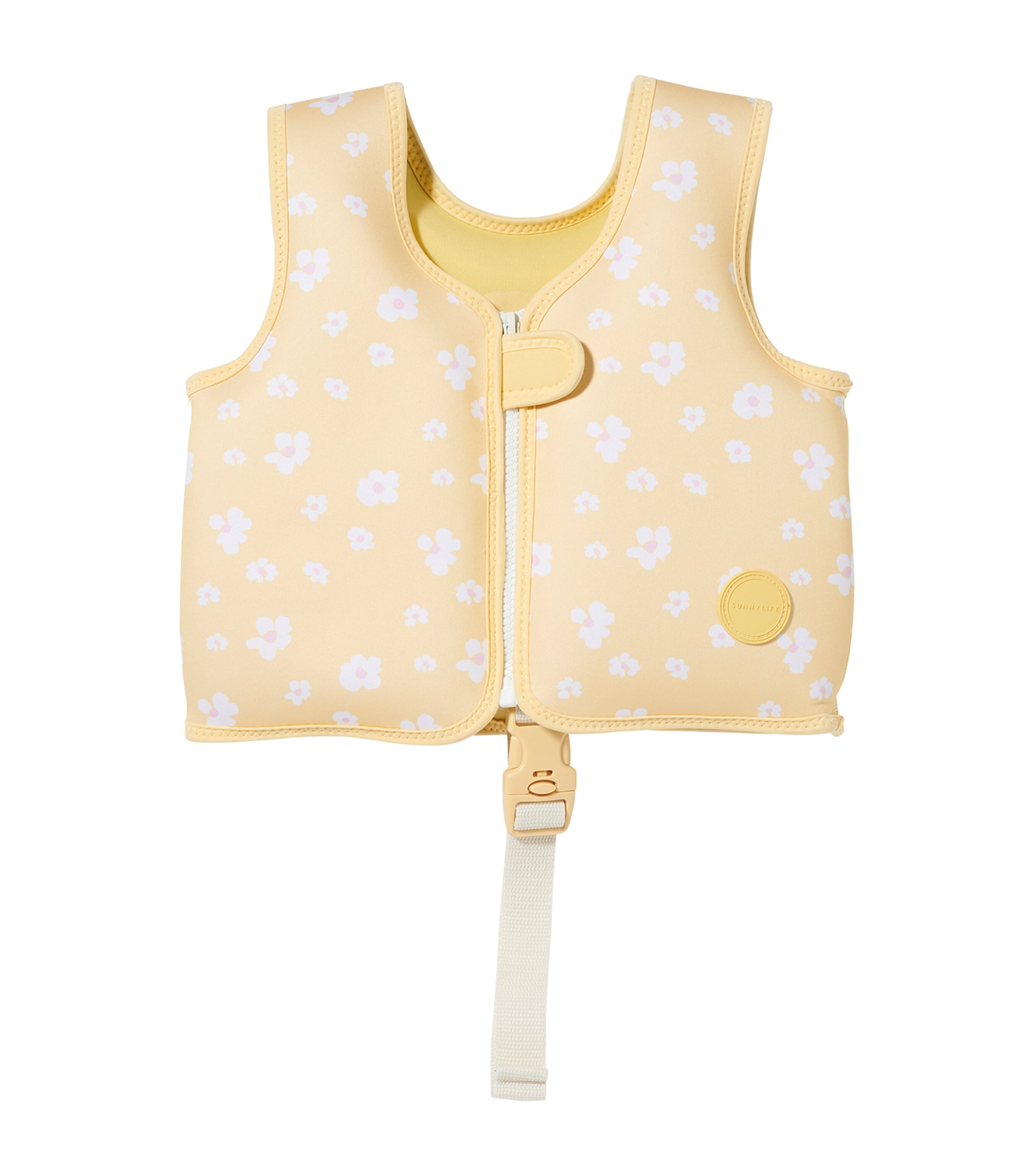 Sunnylife Princess Swan Swimming Vest In Yellow