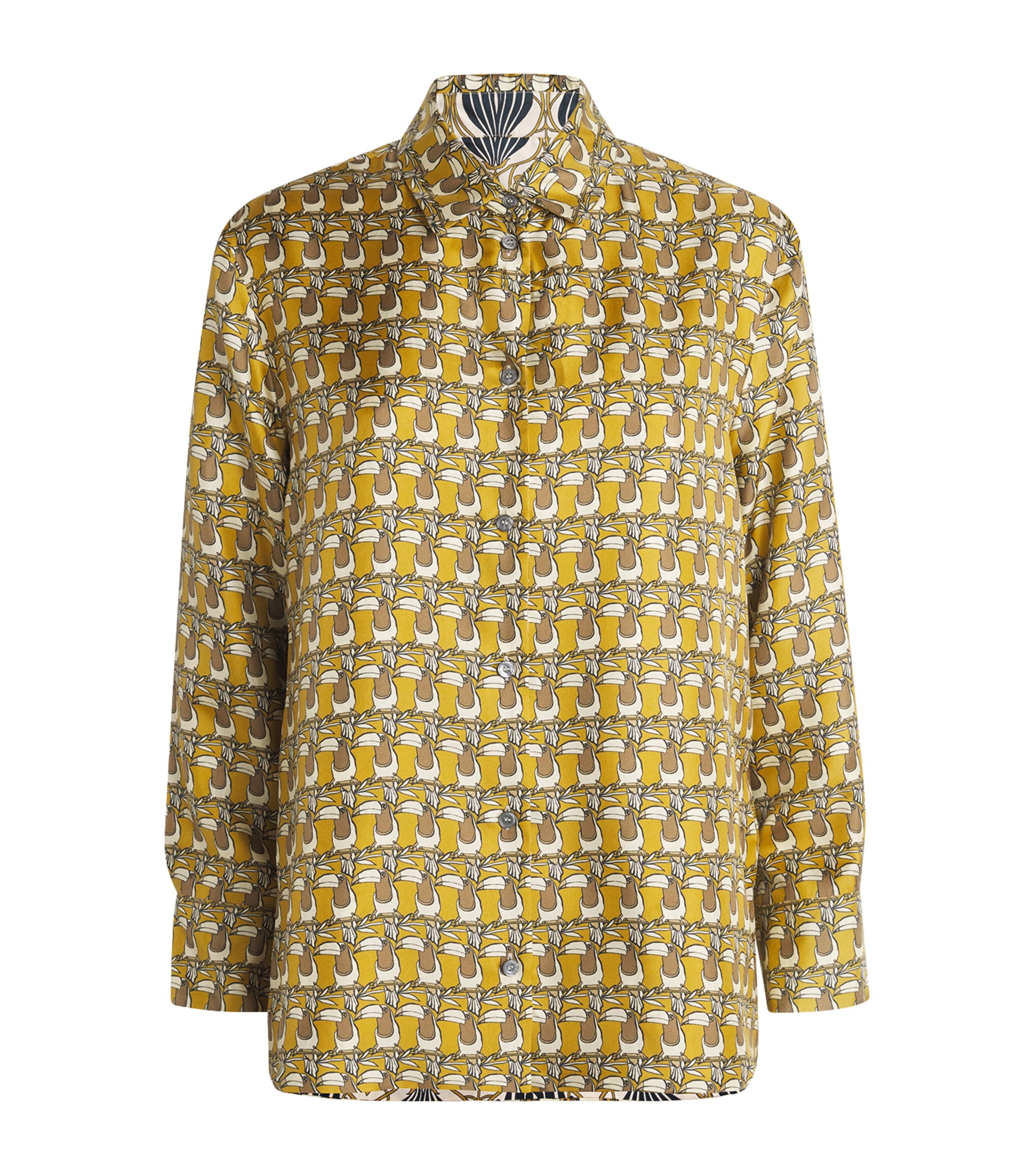 Max Mara Silk Printed Shirt