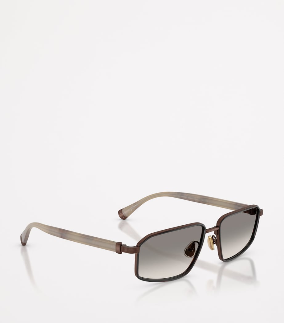 Titanium Rectangle Jarama Sunglasses 500632 Image 6