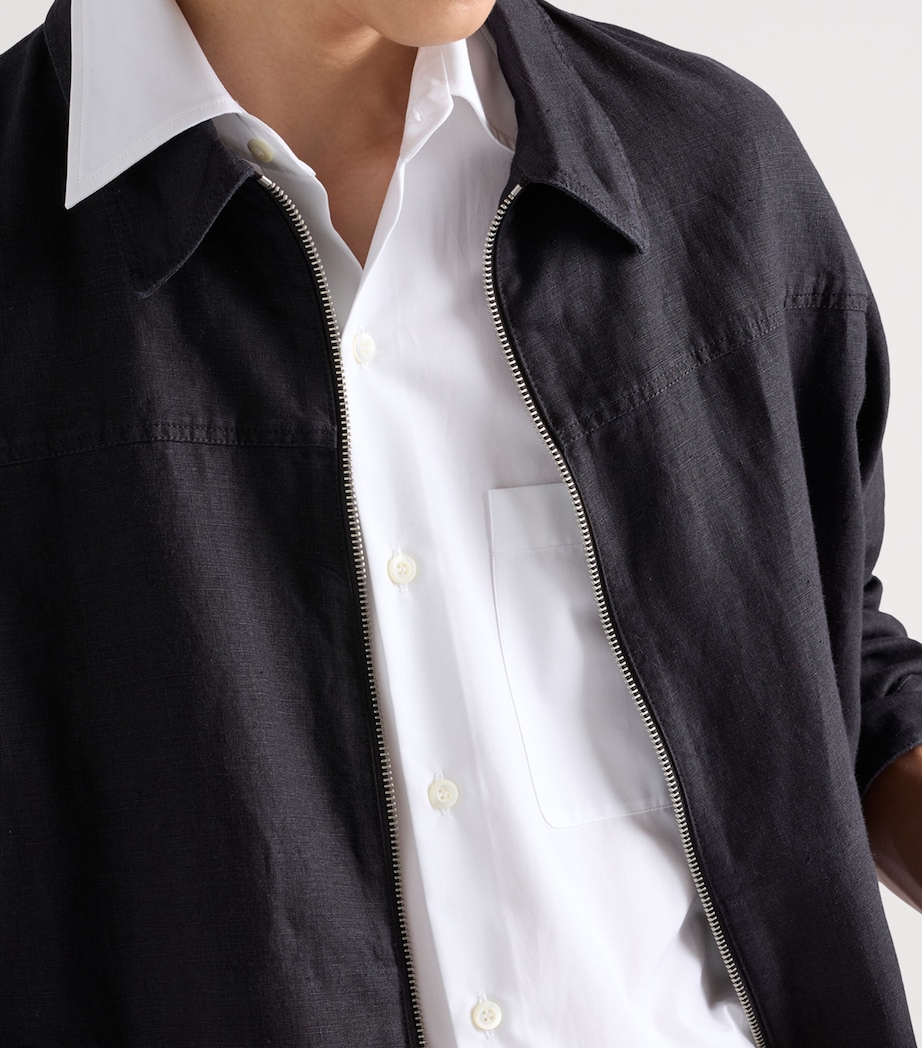 Prada Mens Cotton Short-Sleeve Shirt White Image 3