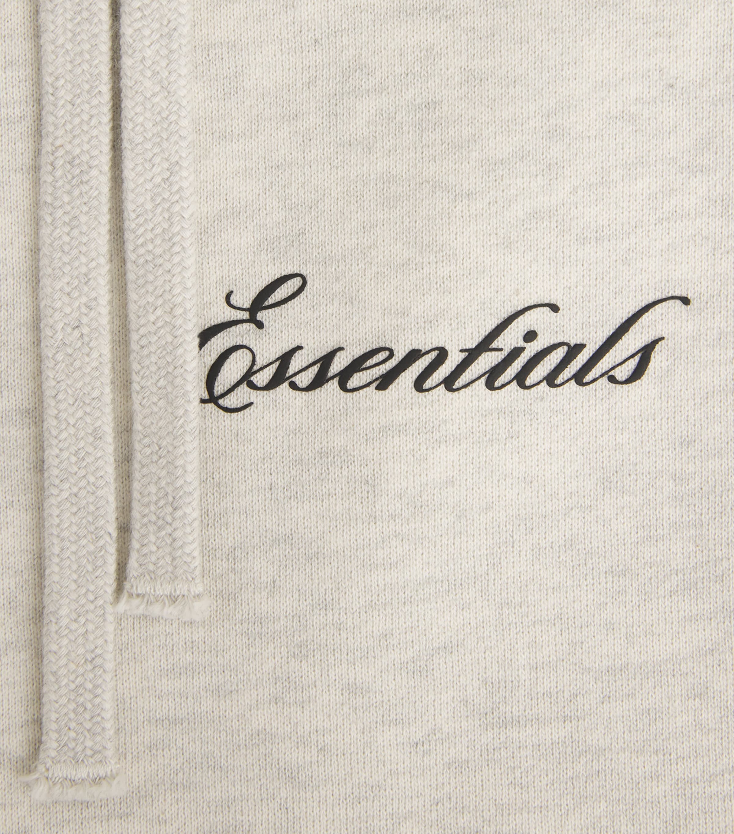 FEAR OF GOD ESSENTIALS Mens Classic Script Logo Shorts Oatmeal Heather/lght Image 6