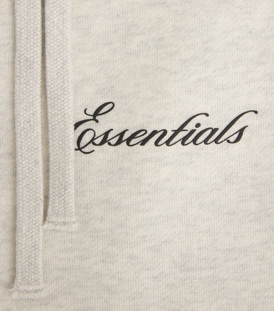 FEAR OF GOD ESSENTIALS Mens Classic Script Logo Shorts Oatmeal Heather/lght Image 6