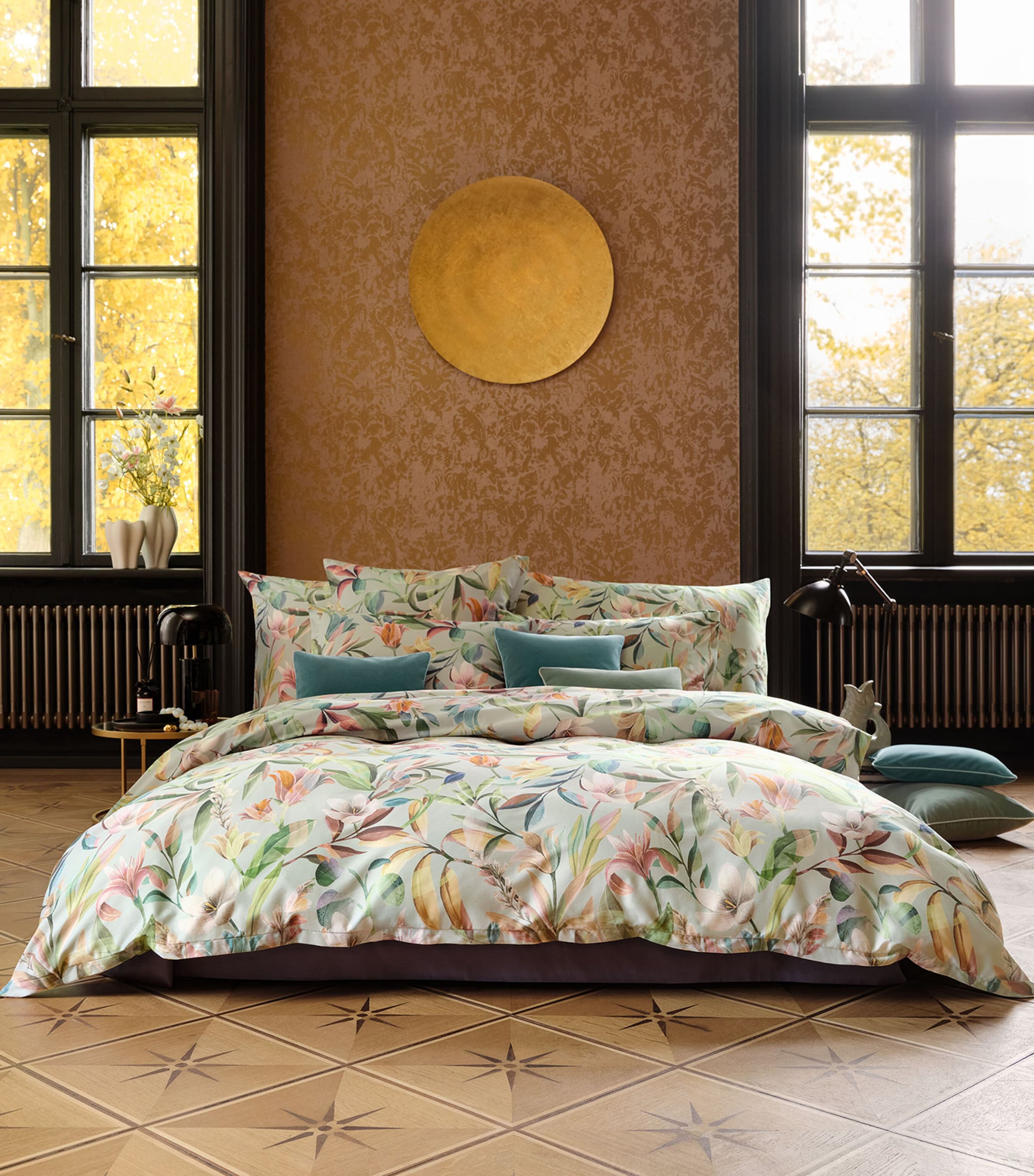 Schlossberg Adele Super King Duvet Cover (260cm x 220cm) Vert Image 2