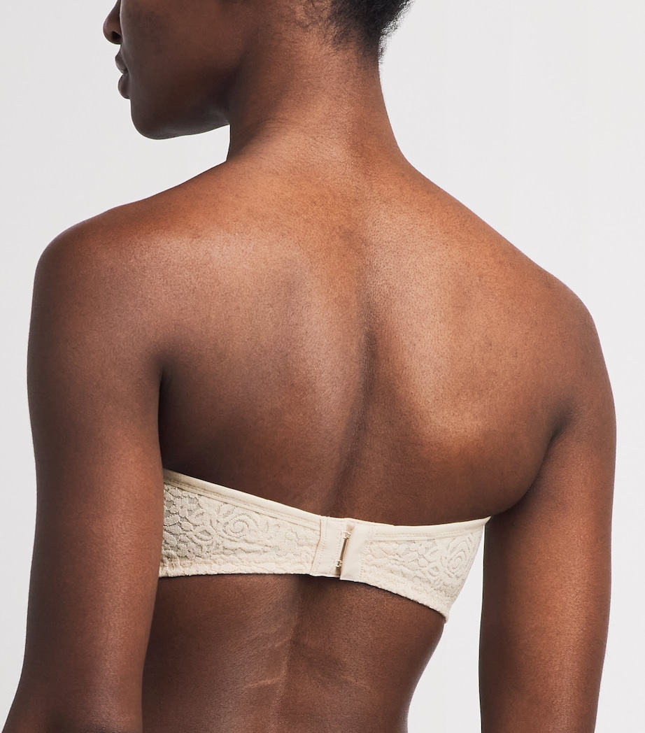 Wacoal Womens Lace Halo Strapless Bra Naturally N Image 3