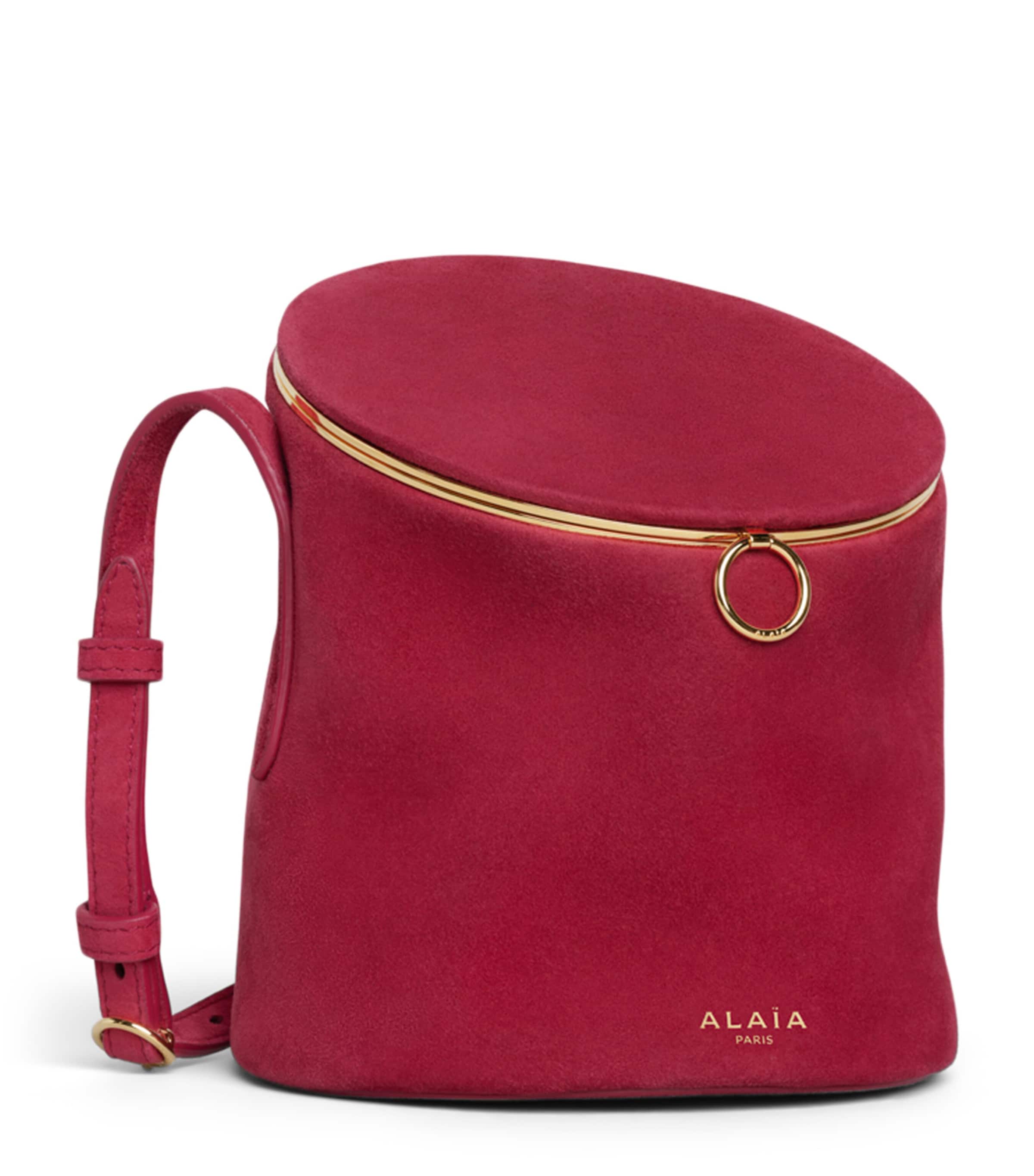 Small Suede La Canette Shoulder Bag CHOCOLAT Image 3