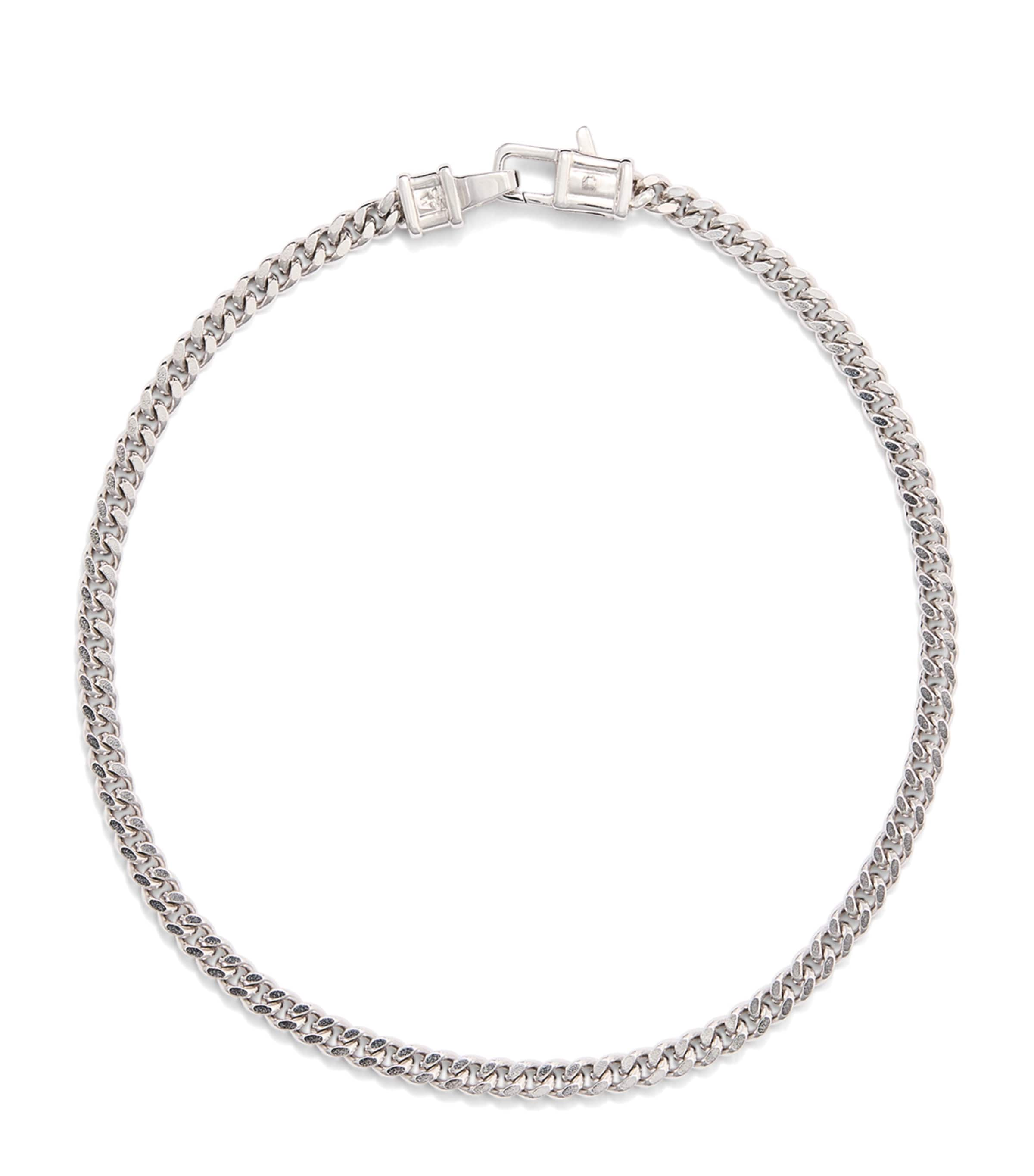 Shop Tom Wood Medium Sterling Silver Curb Chain Bracelet