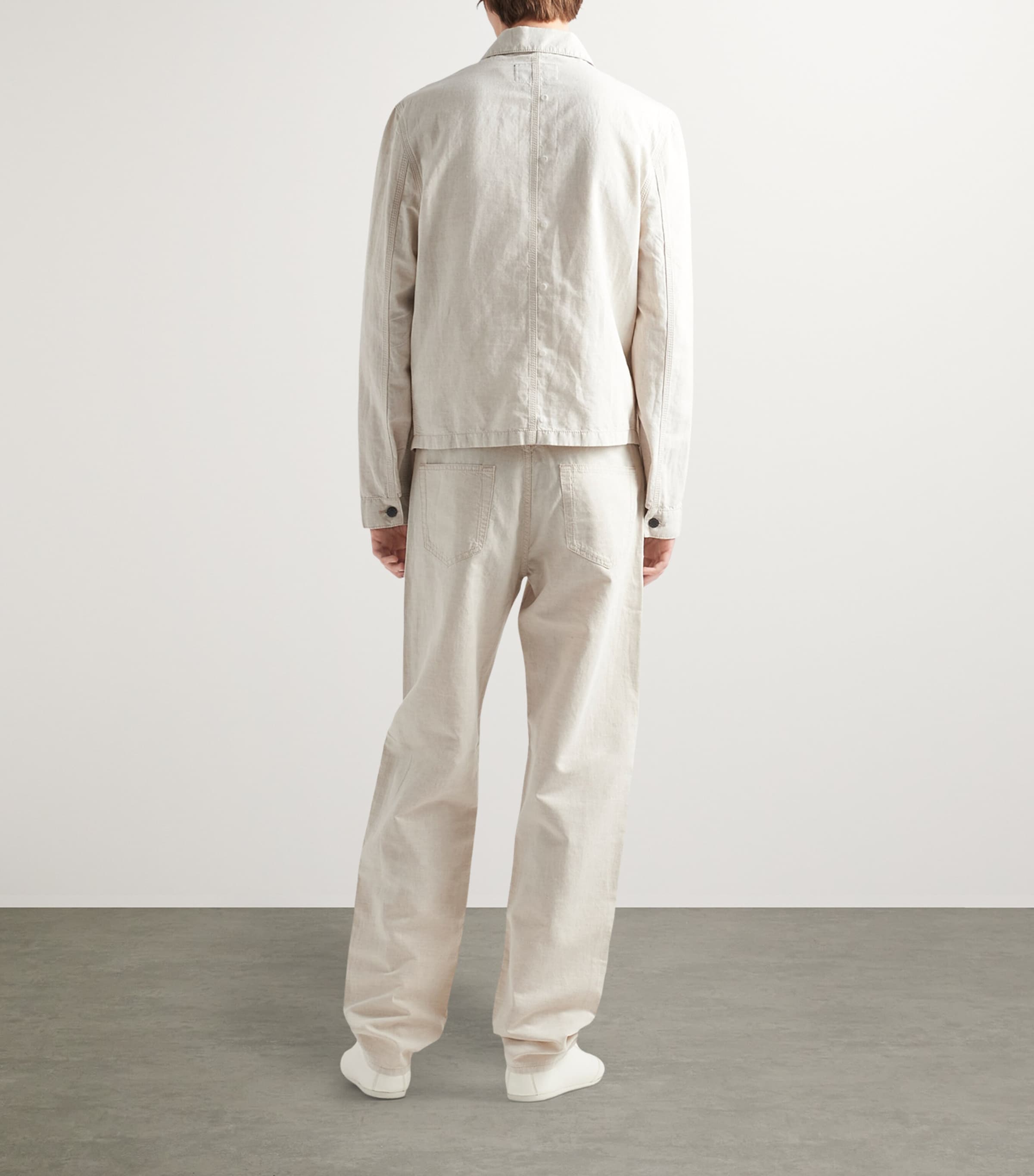 Chambray Denim Blouson Jacket F0ABR Image 3